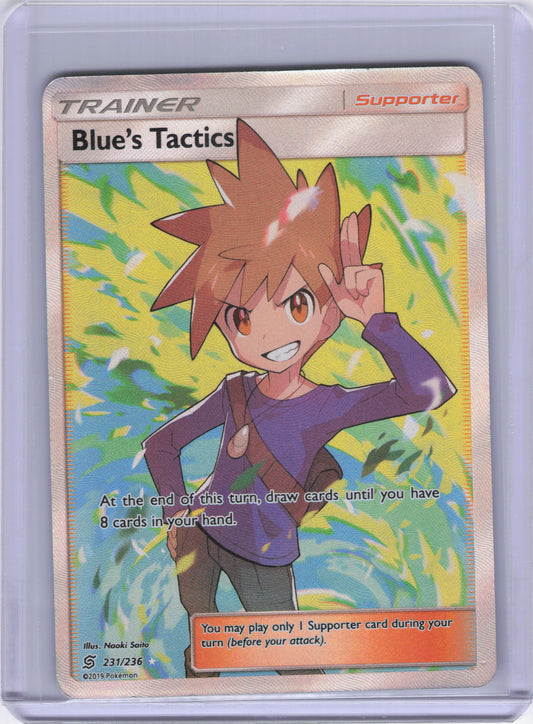 Blue's Tactics (Full Art) - SM - Unified Minds (SM11)