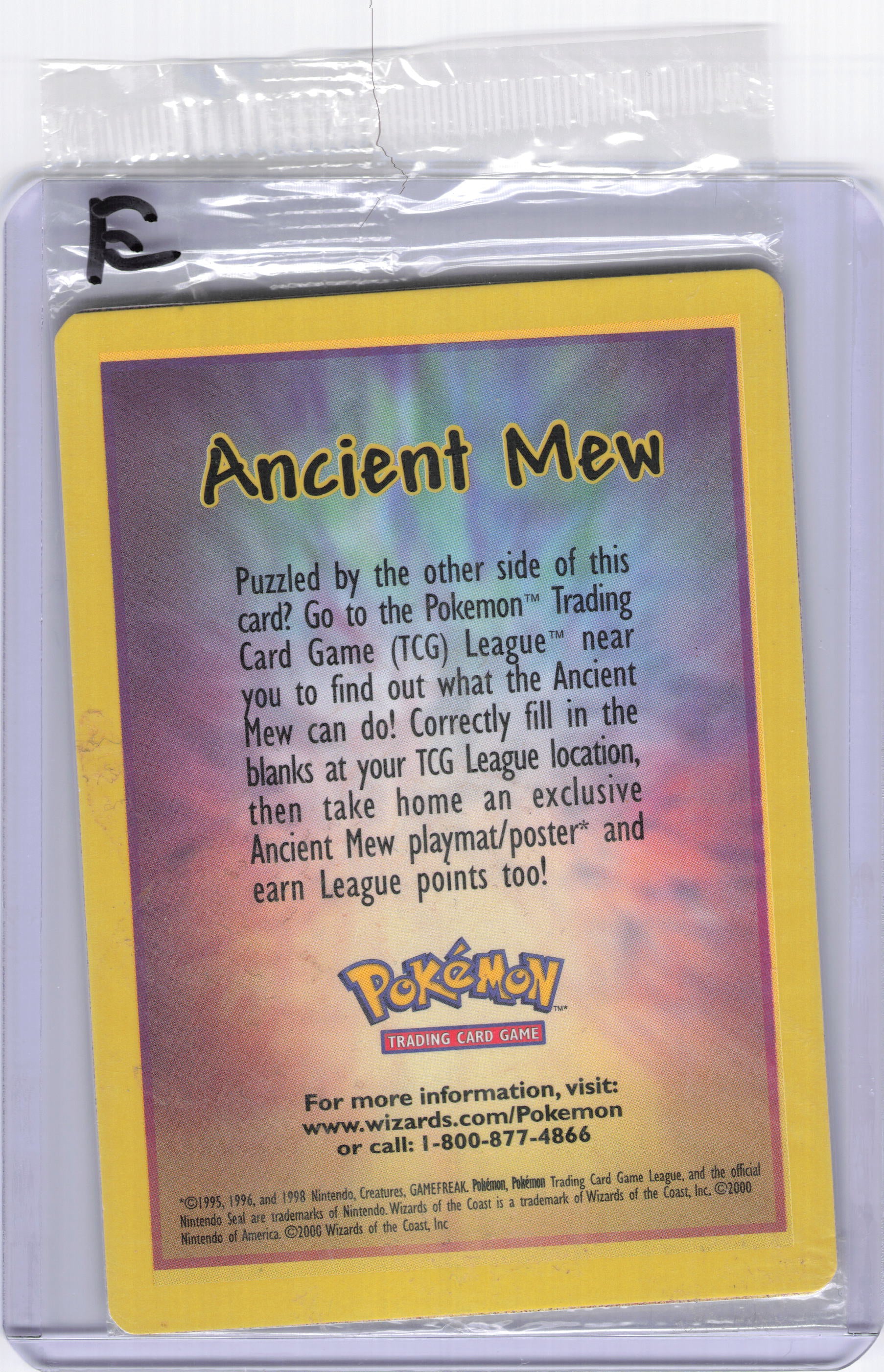 Ancient Mew - Miscellaneous Cards & Products (MCAP)