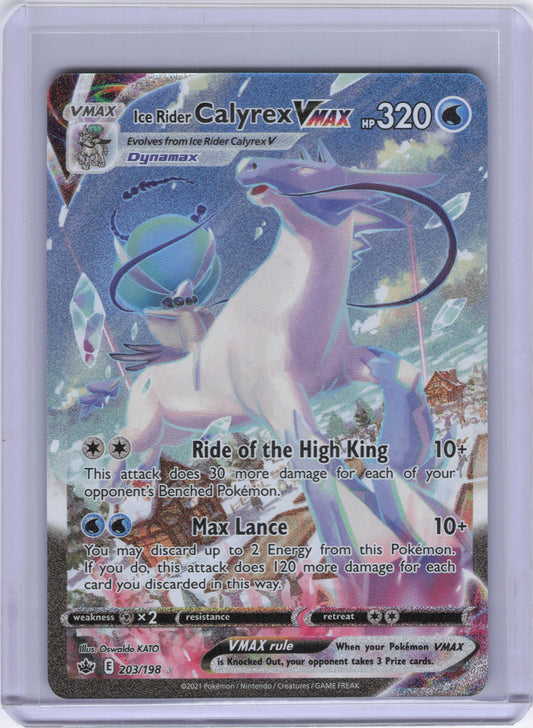 Ice Rider Calyrex VMAX (Alternate Art Secret) - SWSH06: Chilling Reign (SWSH06)