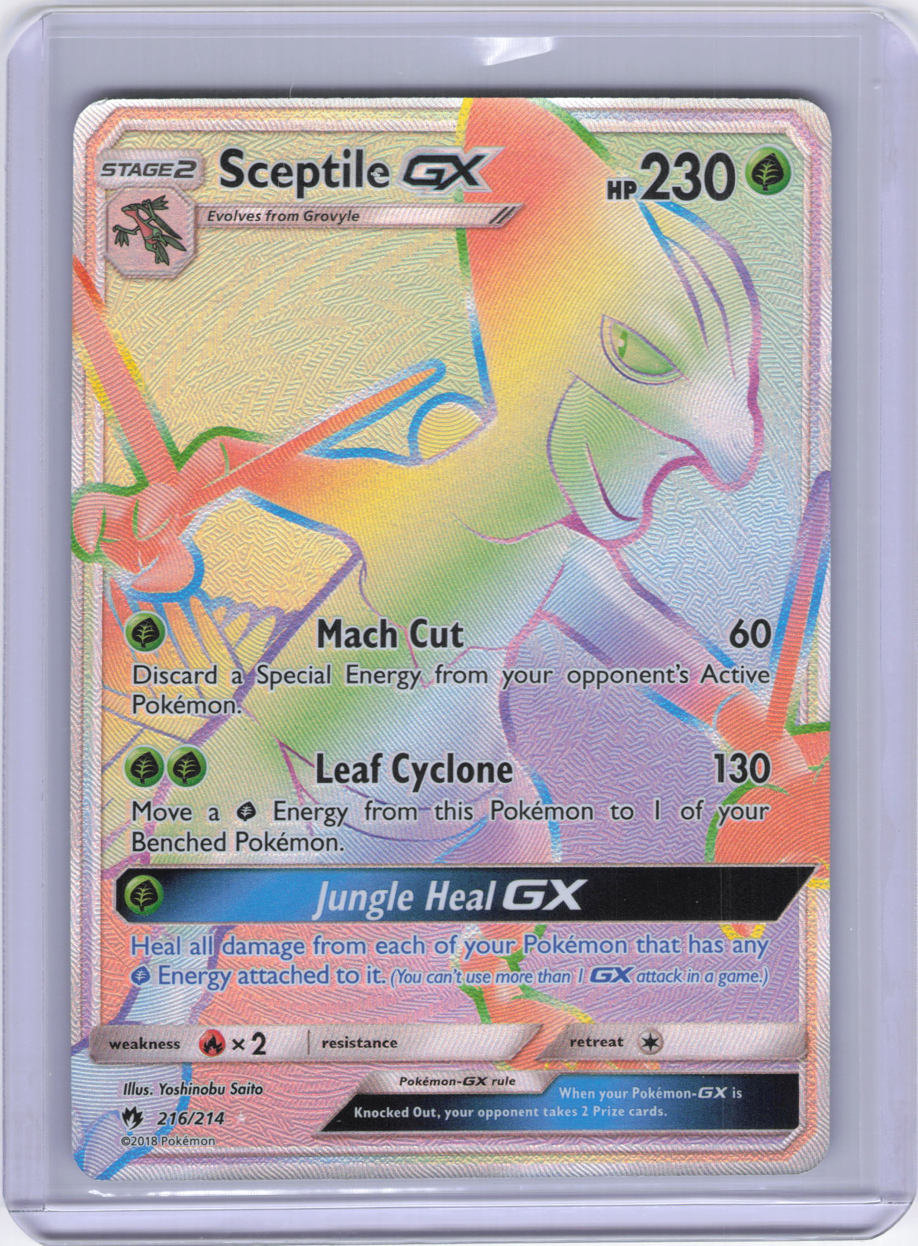 Sceptile GX (Secret) - SM - Lost Thunder (SM8)