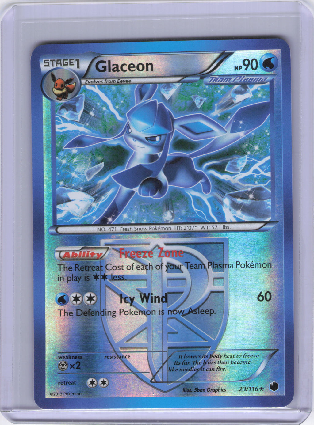 Glaceon (Team Plasma) - Plasma Freeze (PLF)