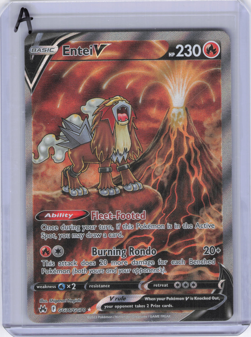 Entei V - SWSH: Crown Zenith: Galarian Gallery (CRZ:GG)