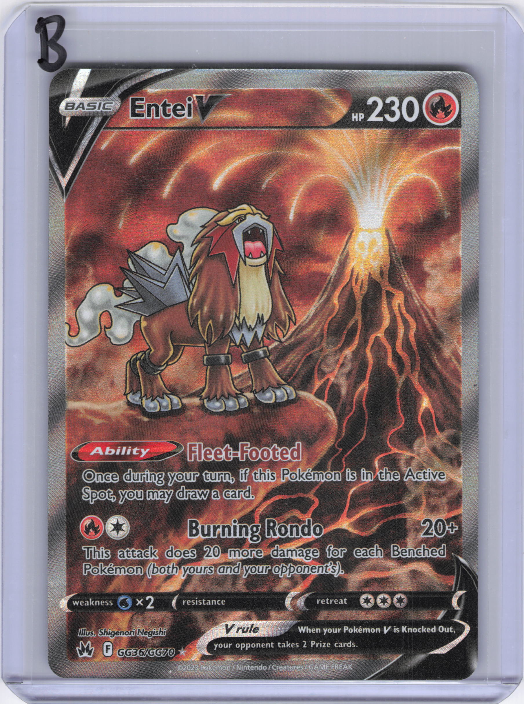 Entei V - SWSH: Crown Zenith: Galarian Gallery (CRZ:GG)