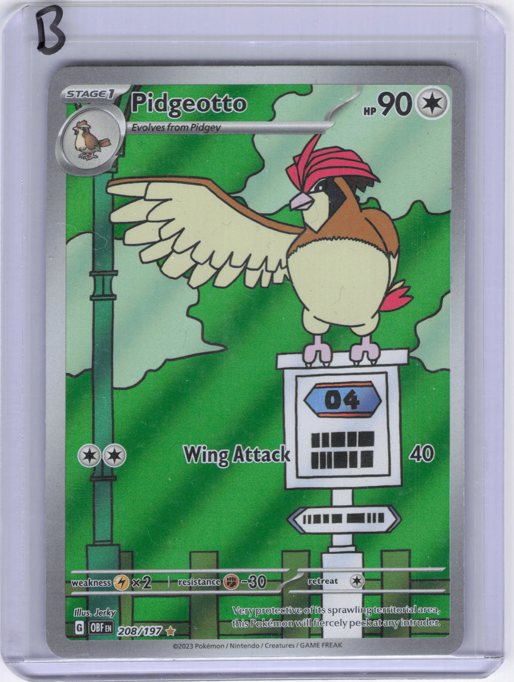 Pidgeotto - 208/197 - SV03: Obsidian Flames (OBF)