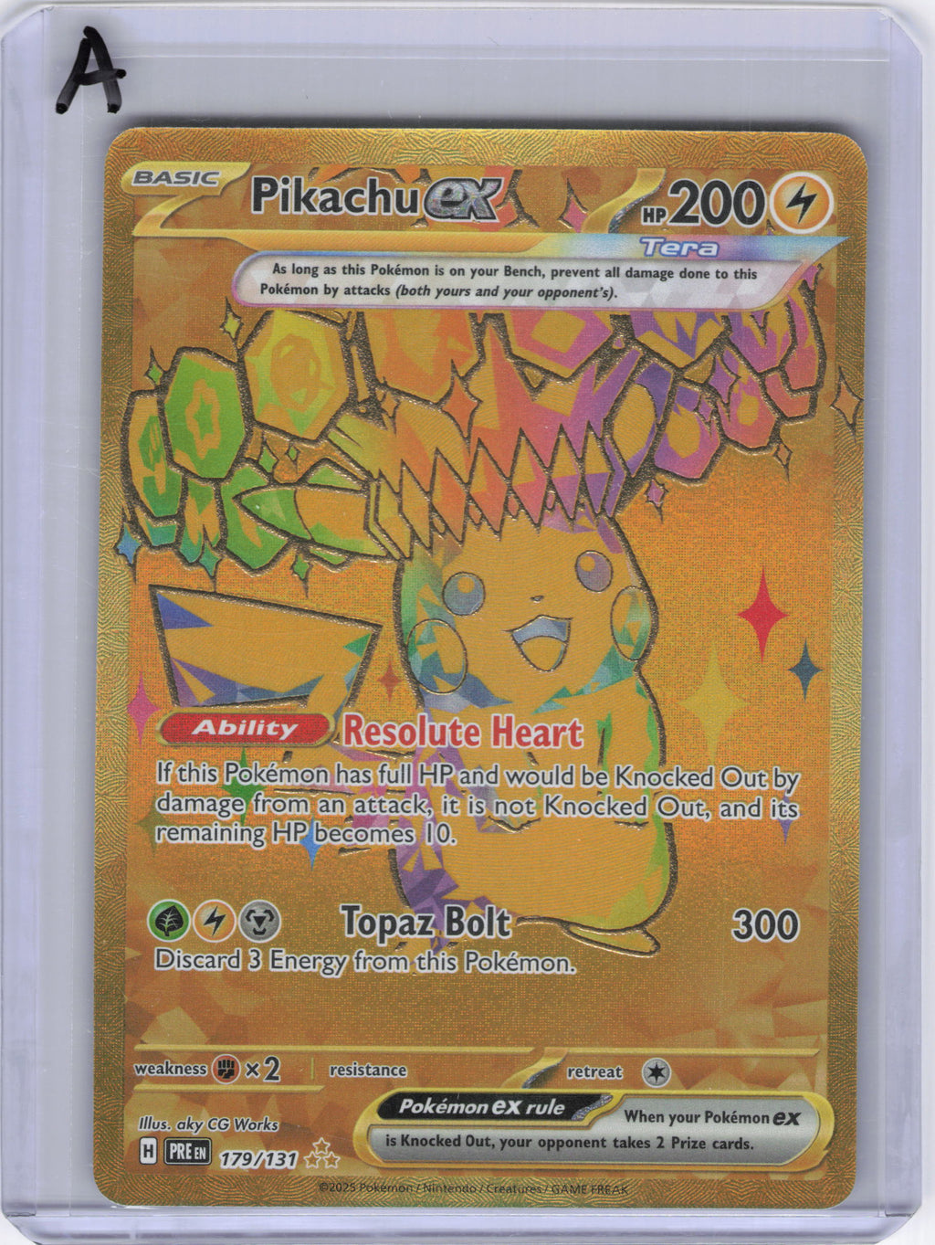 Pikachu ex - 179/131 - SV: Prismatic Evolutions (PRE)