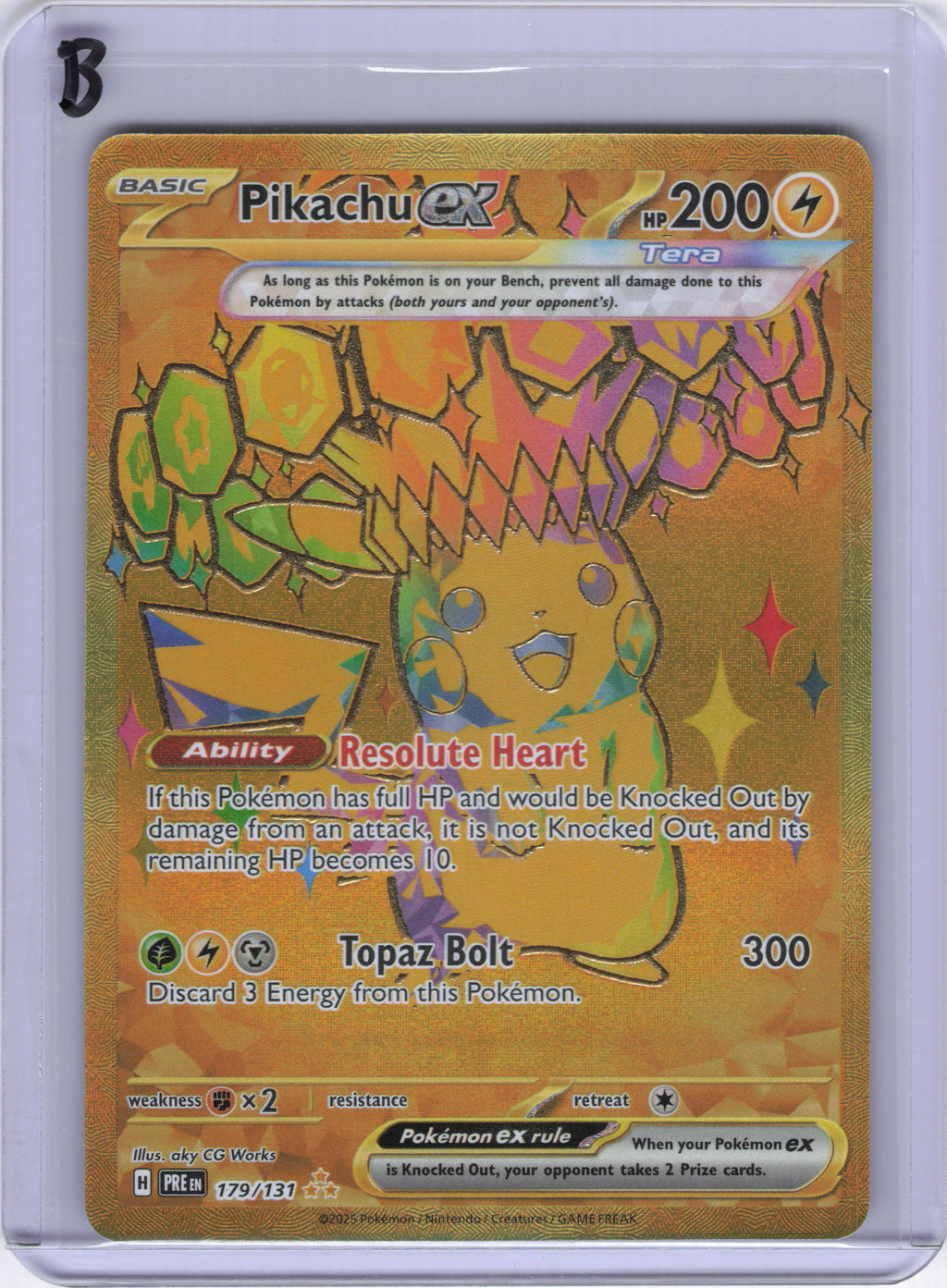 Pikachu ex - 179/131 - SV: Prismatic Evolutions (PRE)