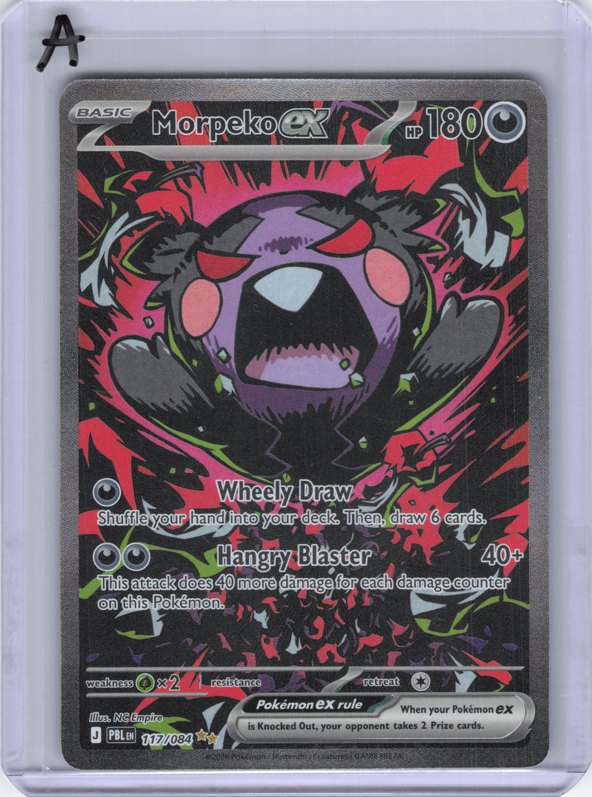 Morpeko ex - 117/084 - ME05: Pitch Black (PBL)