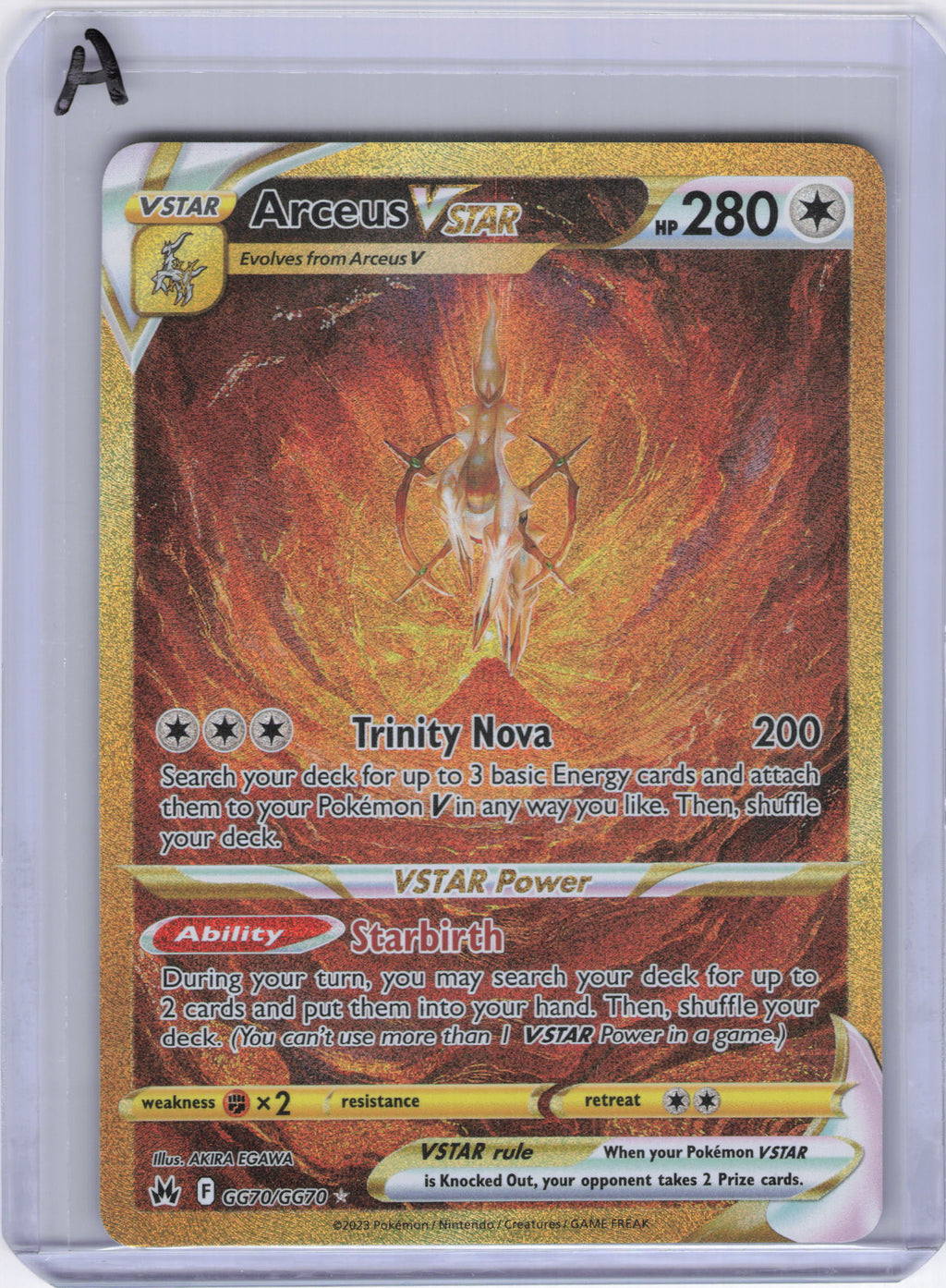 Arceus VSTAR (Secret) - SWSH: Crown Zenith: Galarian Gallery (CRZ:GG)