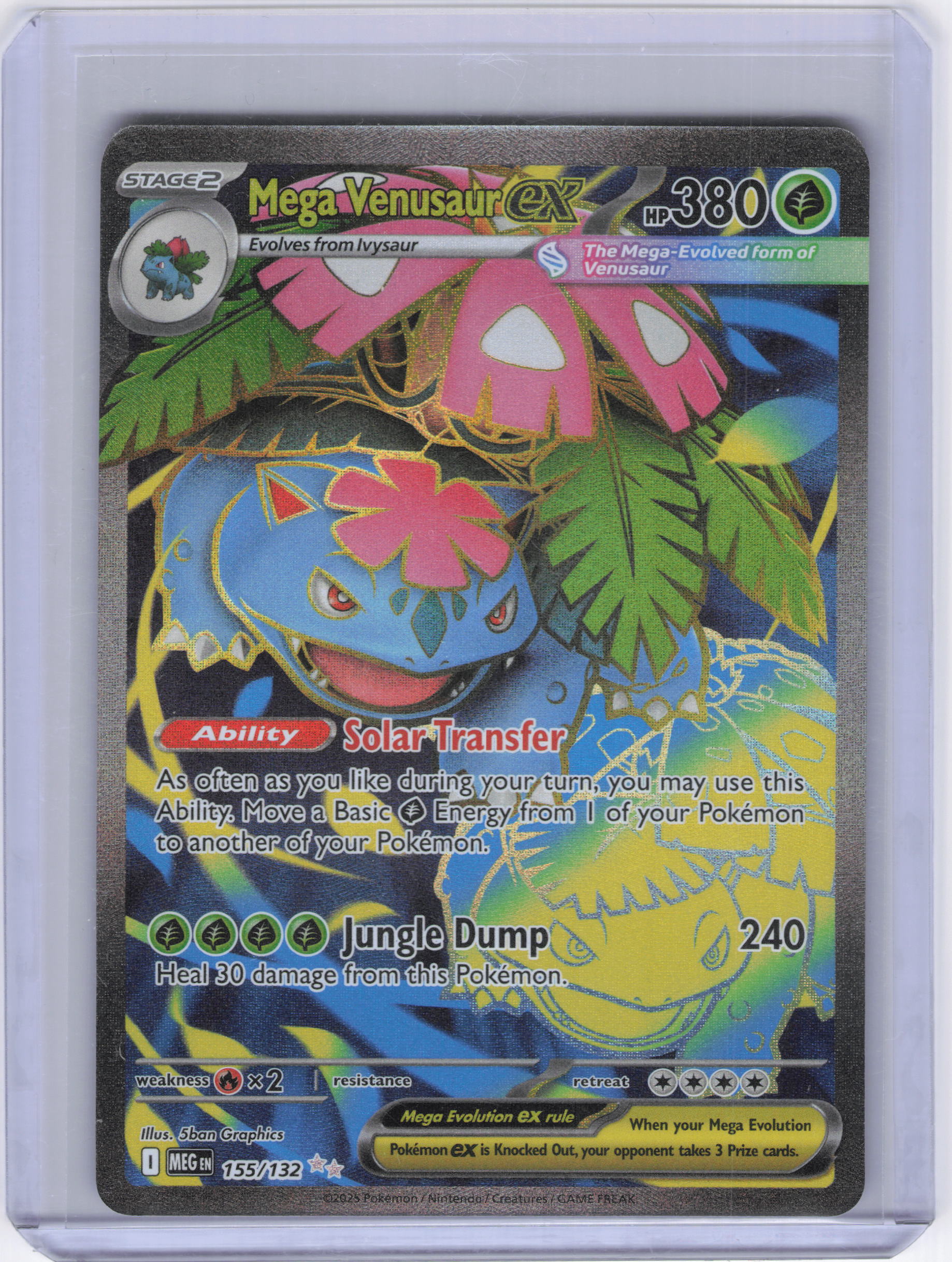 Mega Venusaur ex - 155/132 - ME01: Mega Evolution (MEG)
