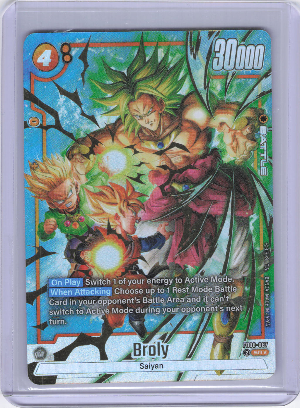 Broly - FB08-087 (Alternate Art) - Saiyan's Pride (FB08)