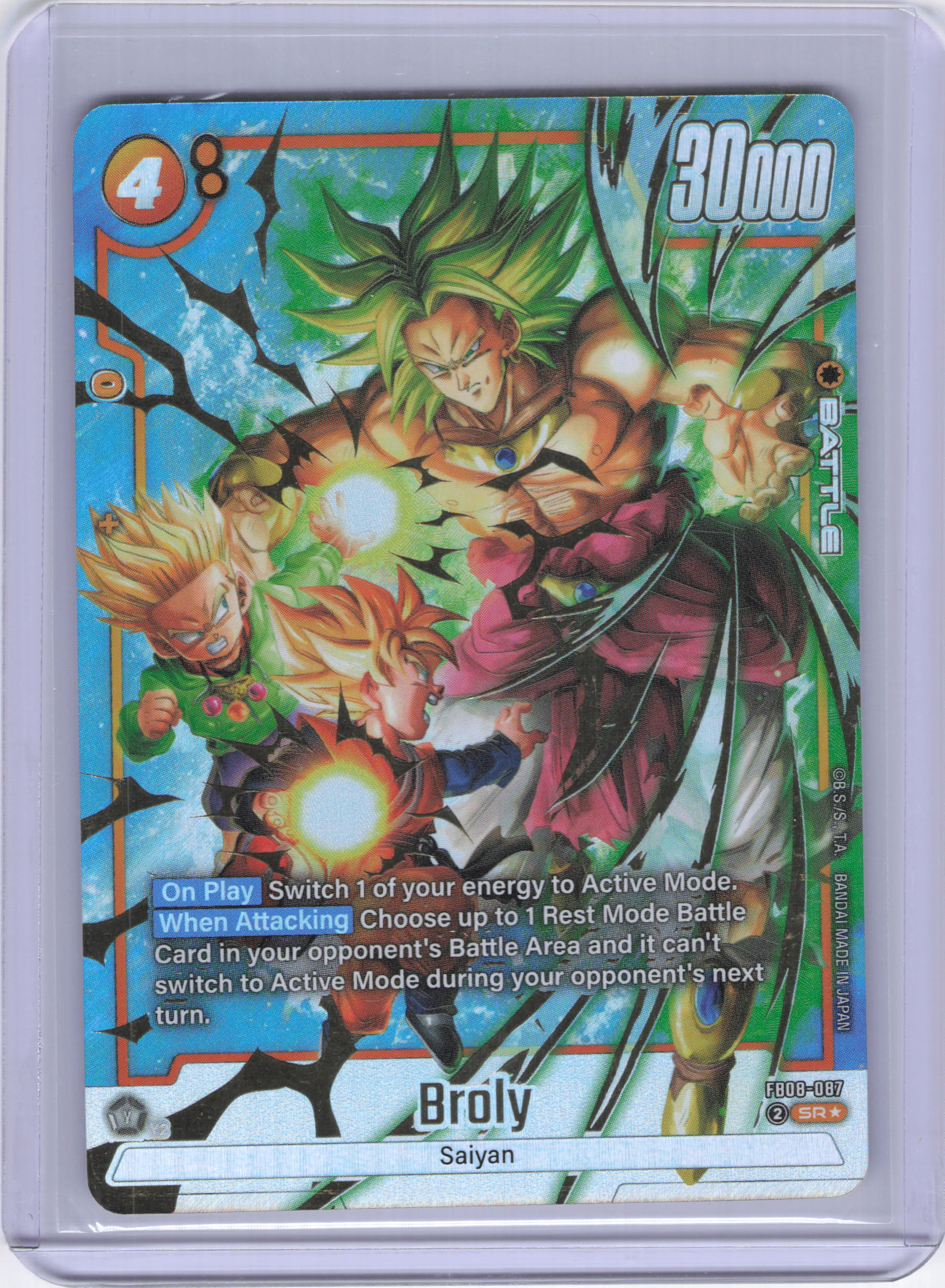 Broly - FB08-087 (Alternate Art) - Saiyan's Pride (FB08)