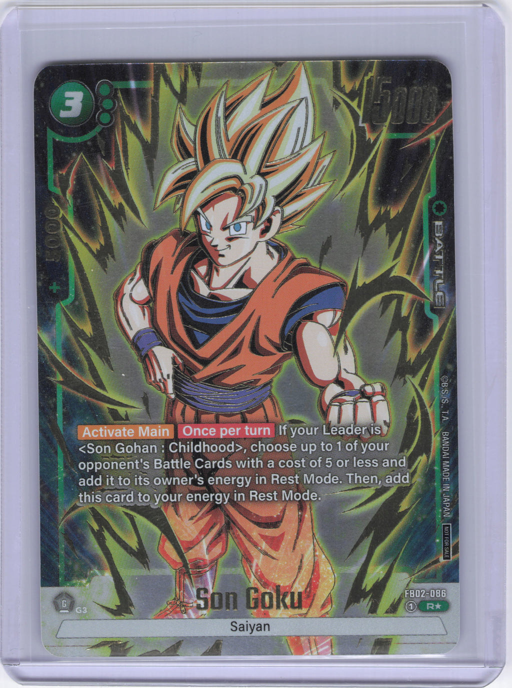Son Goku - FB02-086 (Championship Pack 01) (Gold) - Tournament and Championship Promos (DBSFW_TPR)