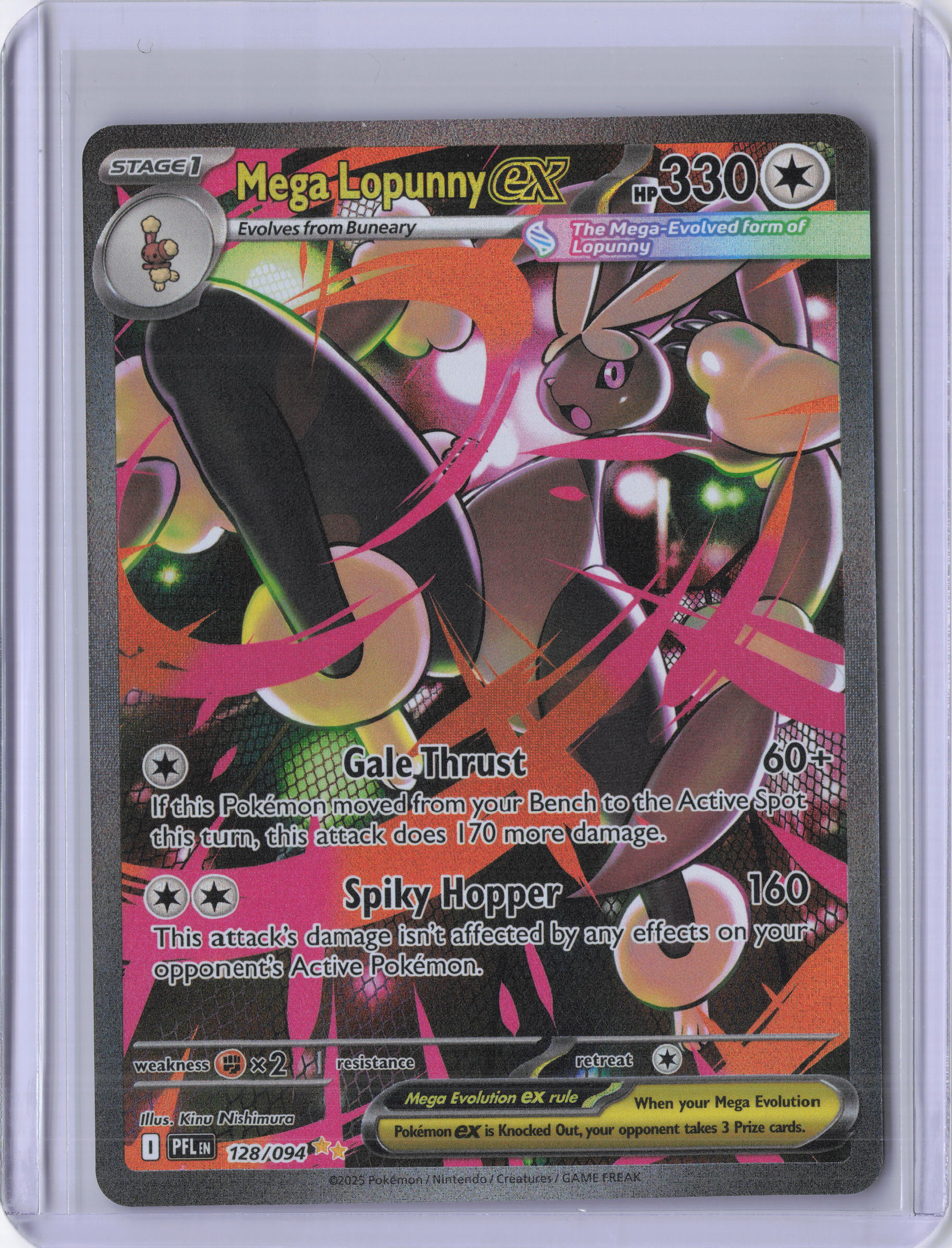 Mega Lopunny ex - 128/094 - ME02: Phantasmal Flames (PFL)