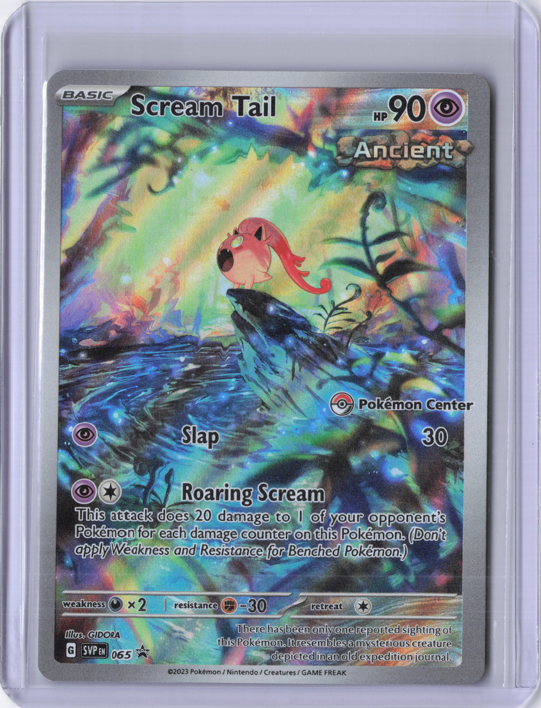 Scream Tail - 065 (Pokemon Center Exclusive) - SV: Scarlet & Violet Promo Cards (SVP)