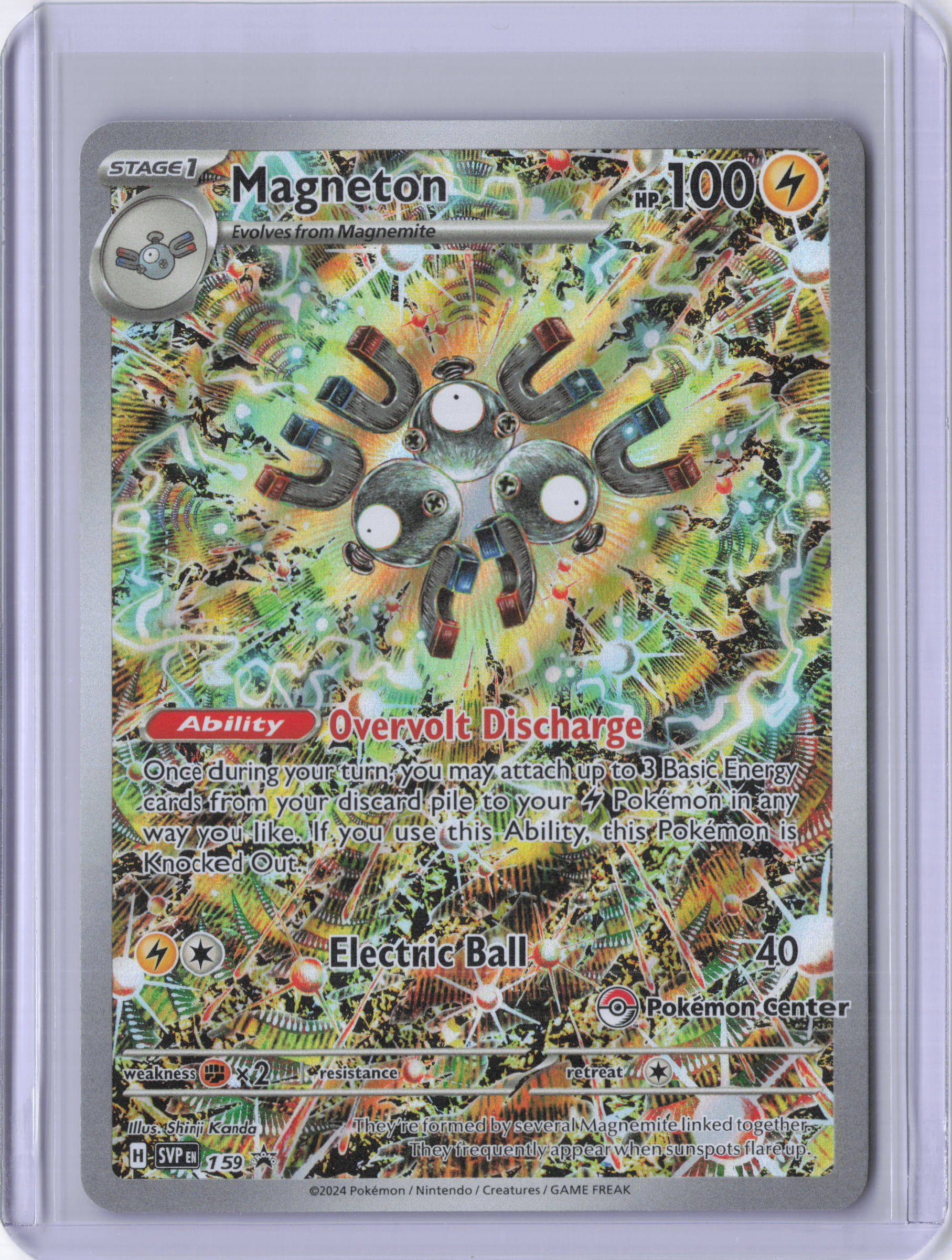 Magneton - 159 (Pokémon Center Exclusive) - SV: Scarlet & Violet Promo Cards (SVP)
