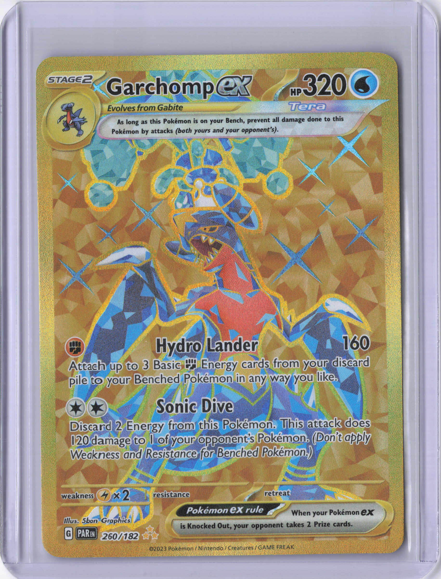 Garchomp ex - 260/182 - SV04: Paradox Rift (PAR)