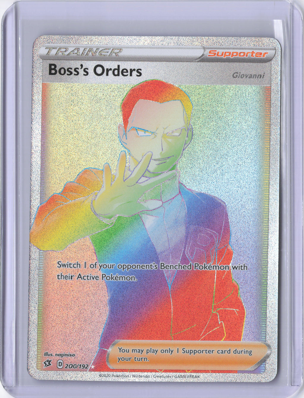 Boss's Orders (Secret) - SWSH02: Rebel Clash (SWSH02)