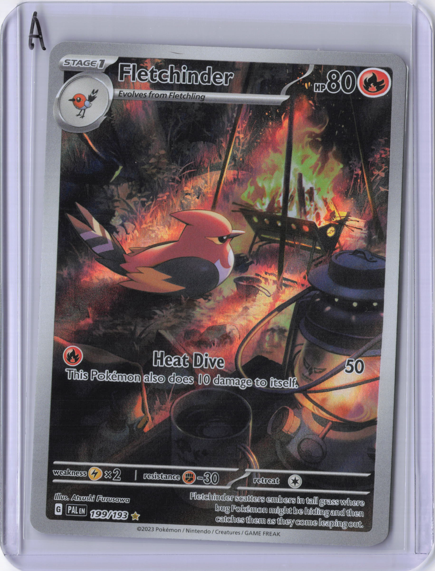 Fletchinder - 199/193 - SV02: Paldea Evolved (PAL)