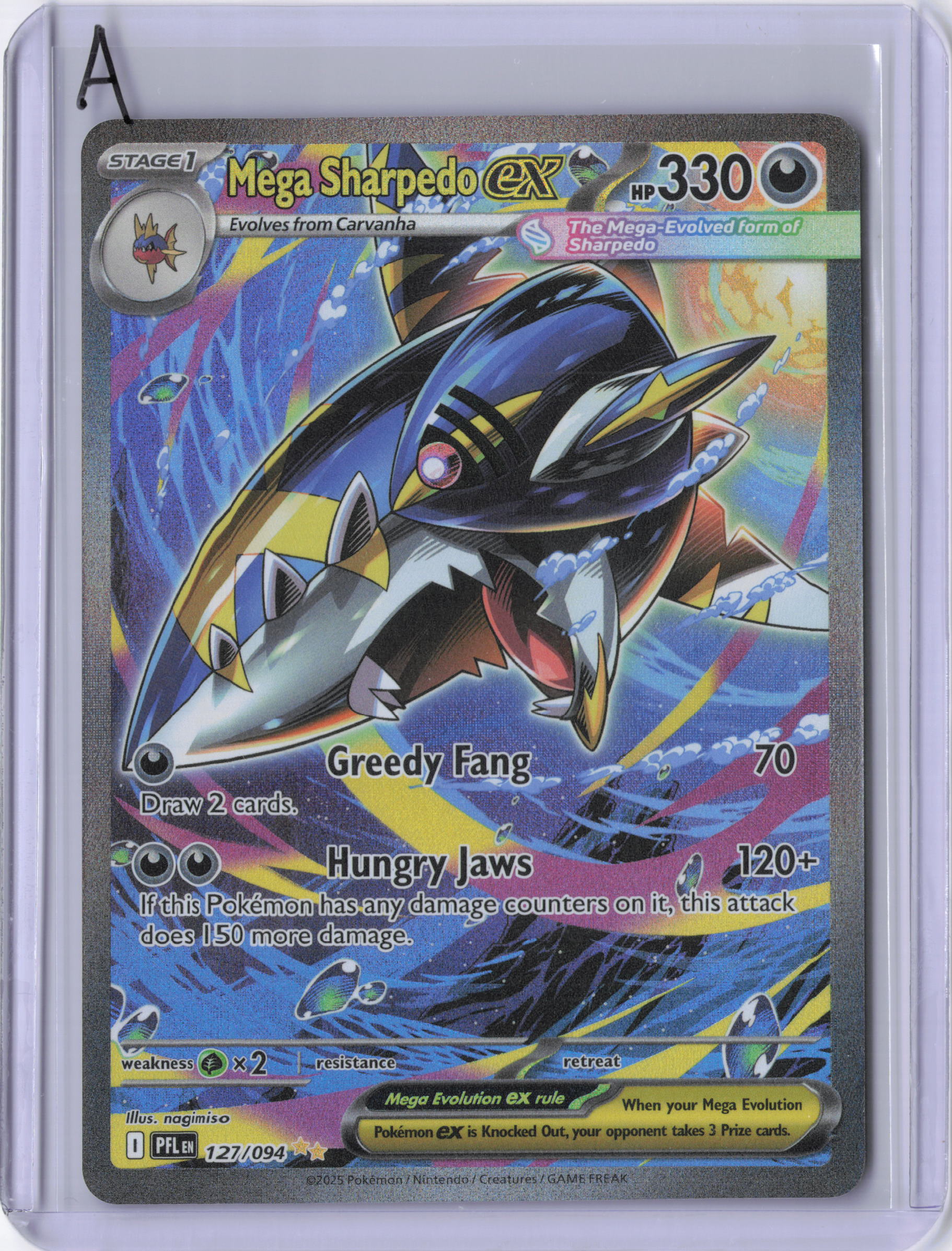 Mega Sharpedo ex - 127/094 - ME02: Phantasmal Flames (PFL)