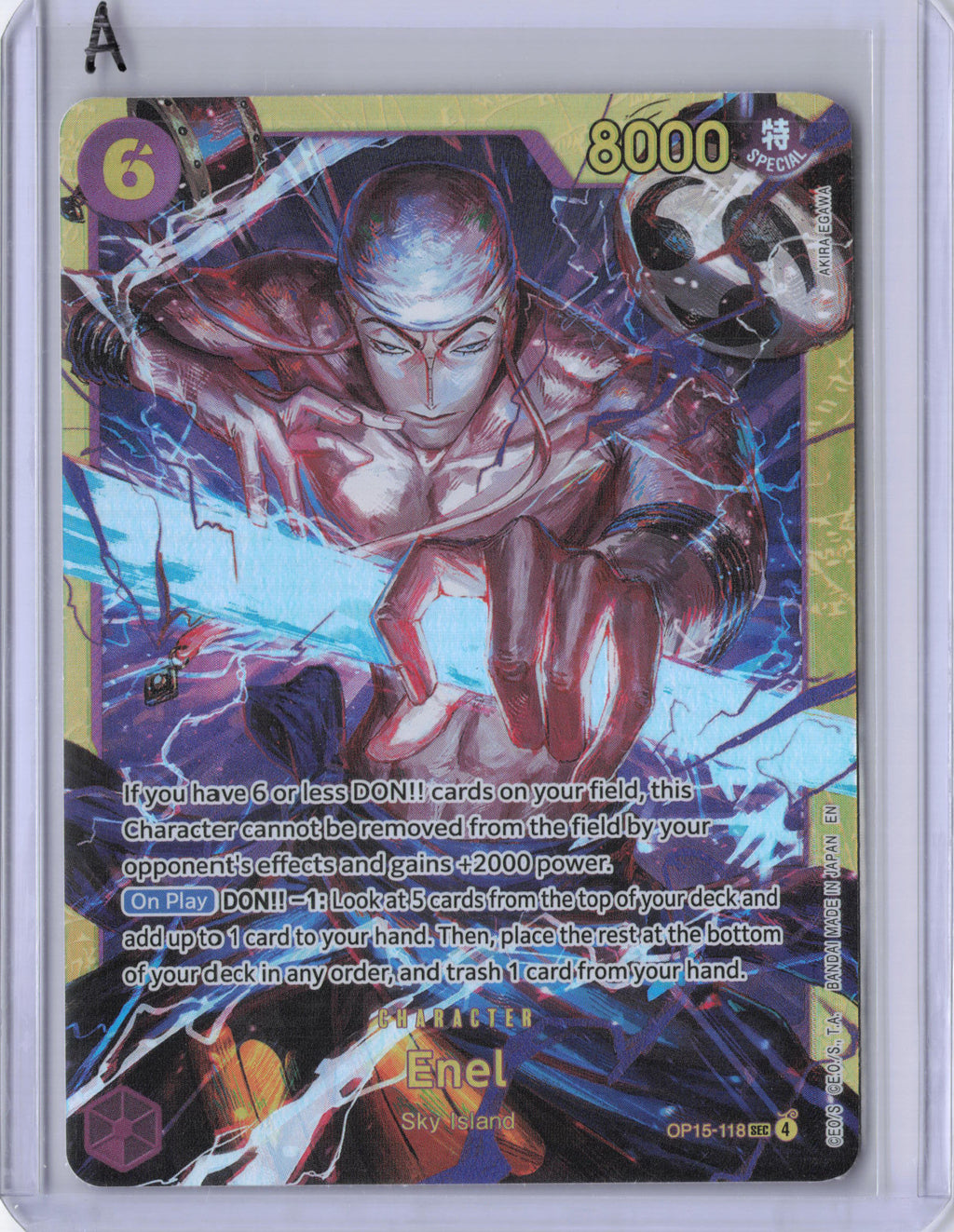 Enel (OP15-118) - Adventure on Kami's Island (OP15-EB04)