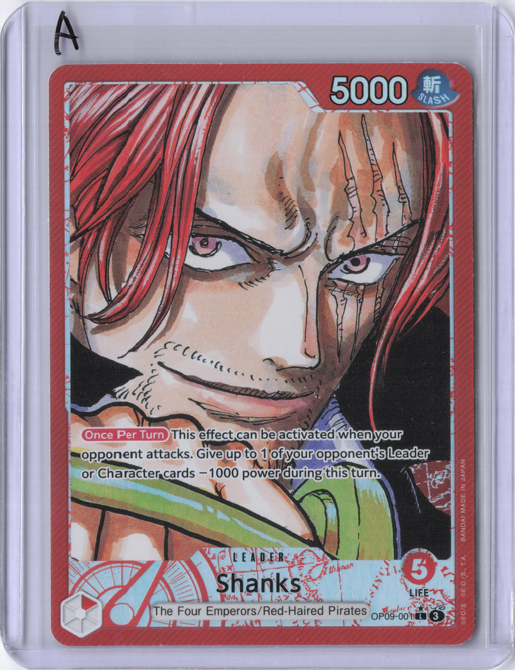 Shanks (001) (Parallel) - Emperors in the New World (OP09)