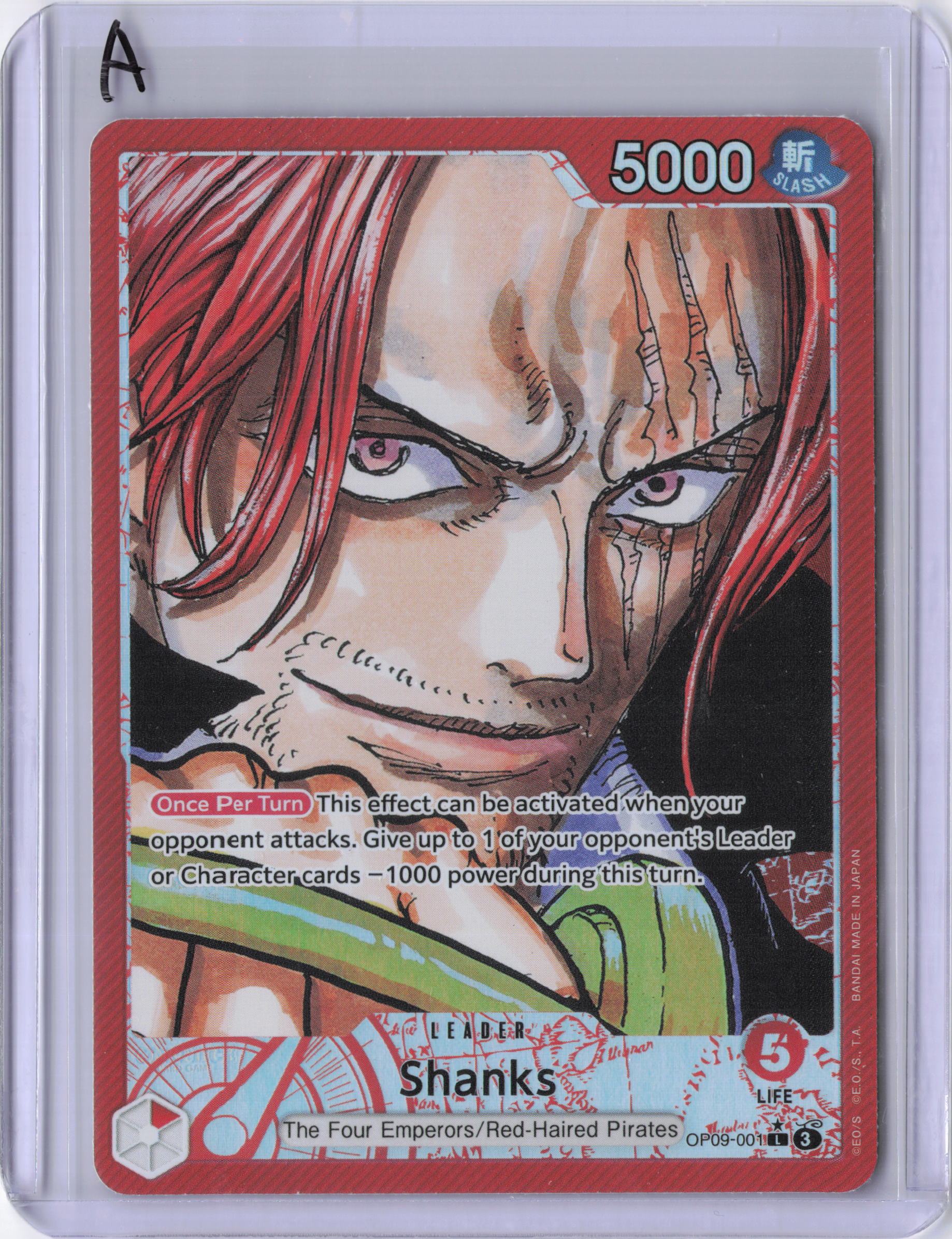 Shanks (001) (Parallel) - Emperors in the New World (OP09)