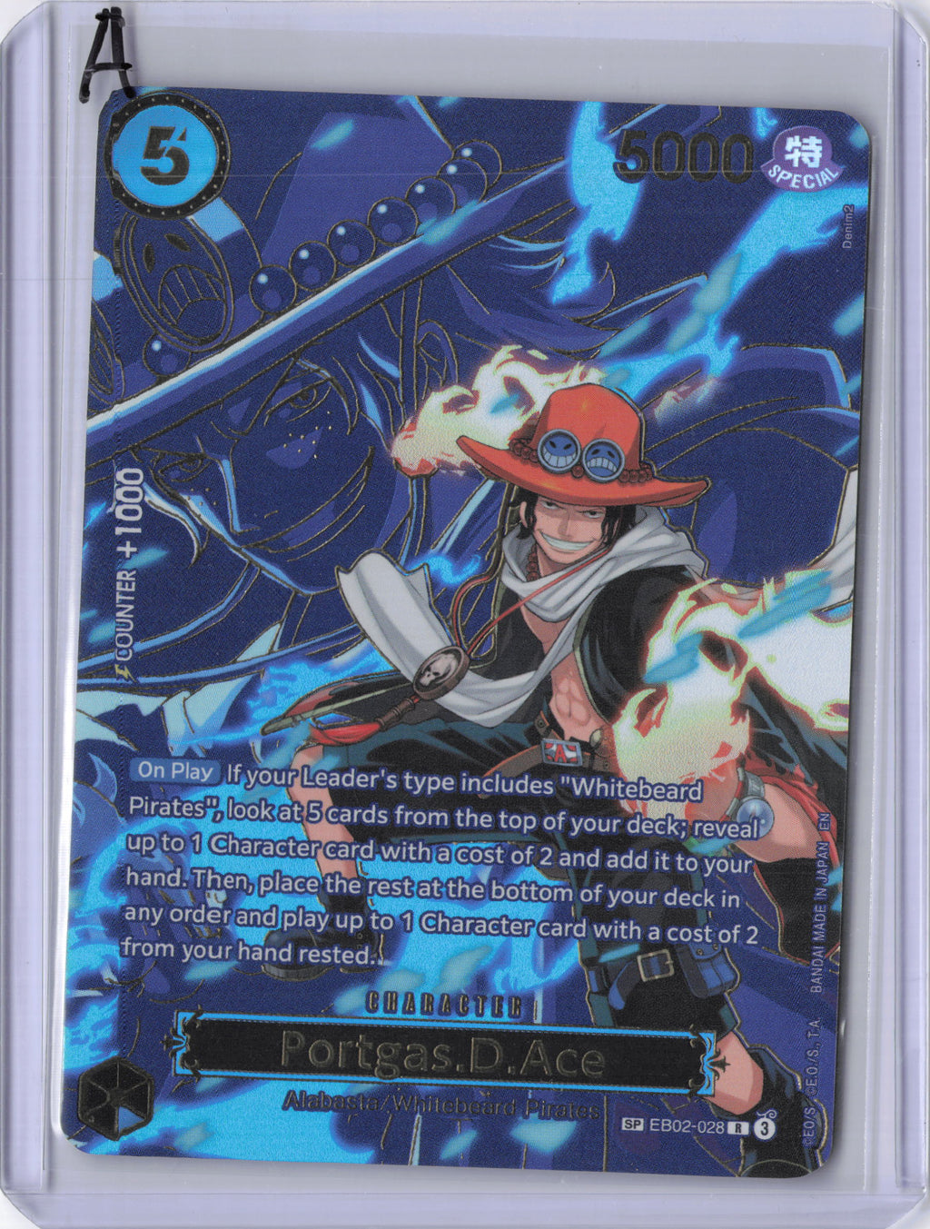 Portgas.D.Ace - EB02-028 (SP) - Carrying On His Will (OP13)