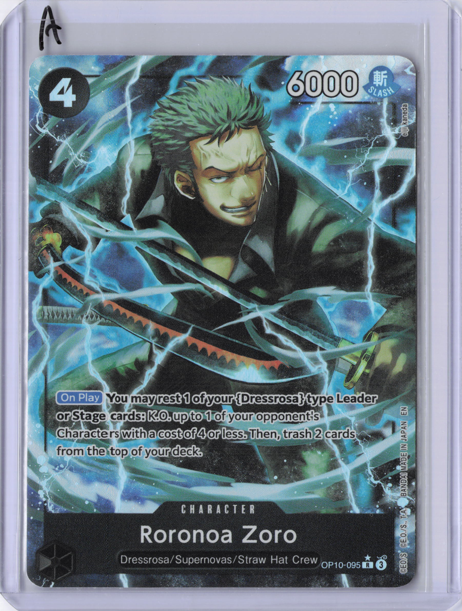 Roronoa Zoro - OP10-095 (Alternate Art) - Premium Booster -The Best- Vol. 2 (PRB-02)