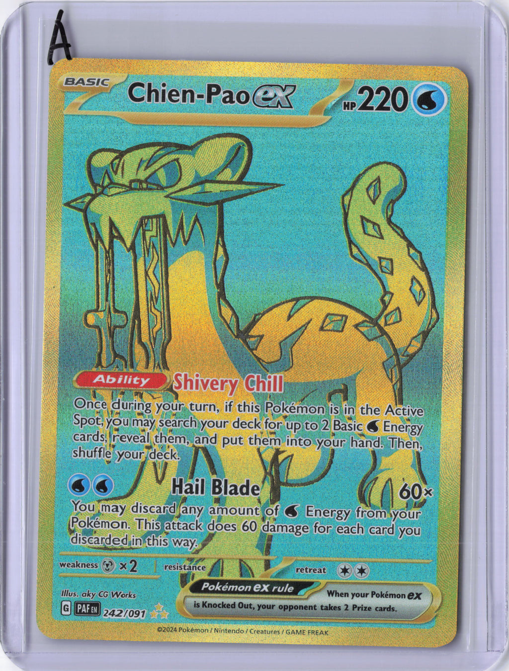 Chien-Pao ex - SV: Paldean Fates (PAF)