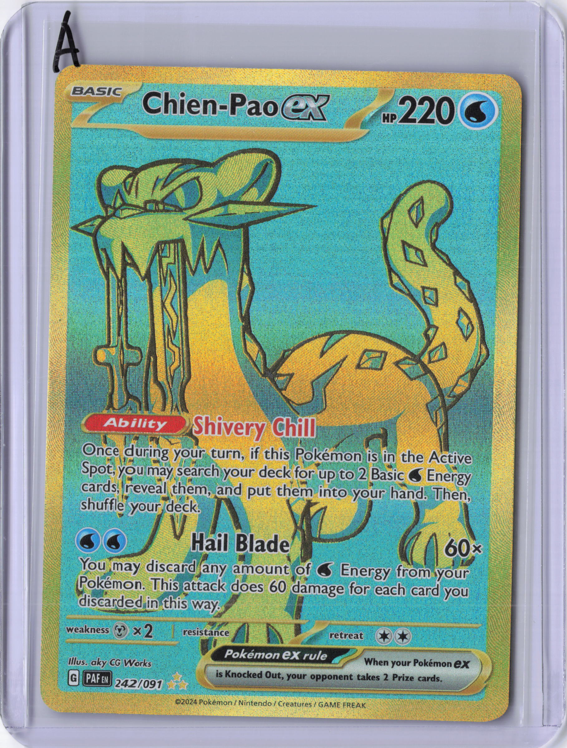 Chien-Pao ex - SV: Paldean Fates (PAF)
