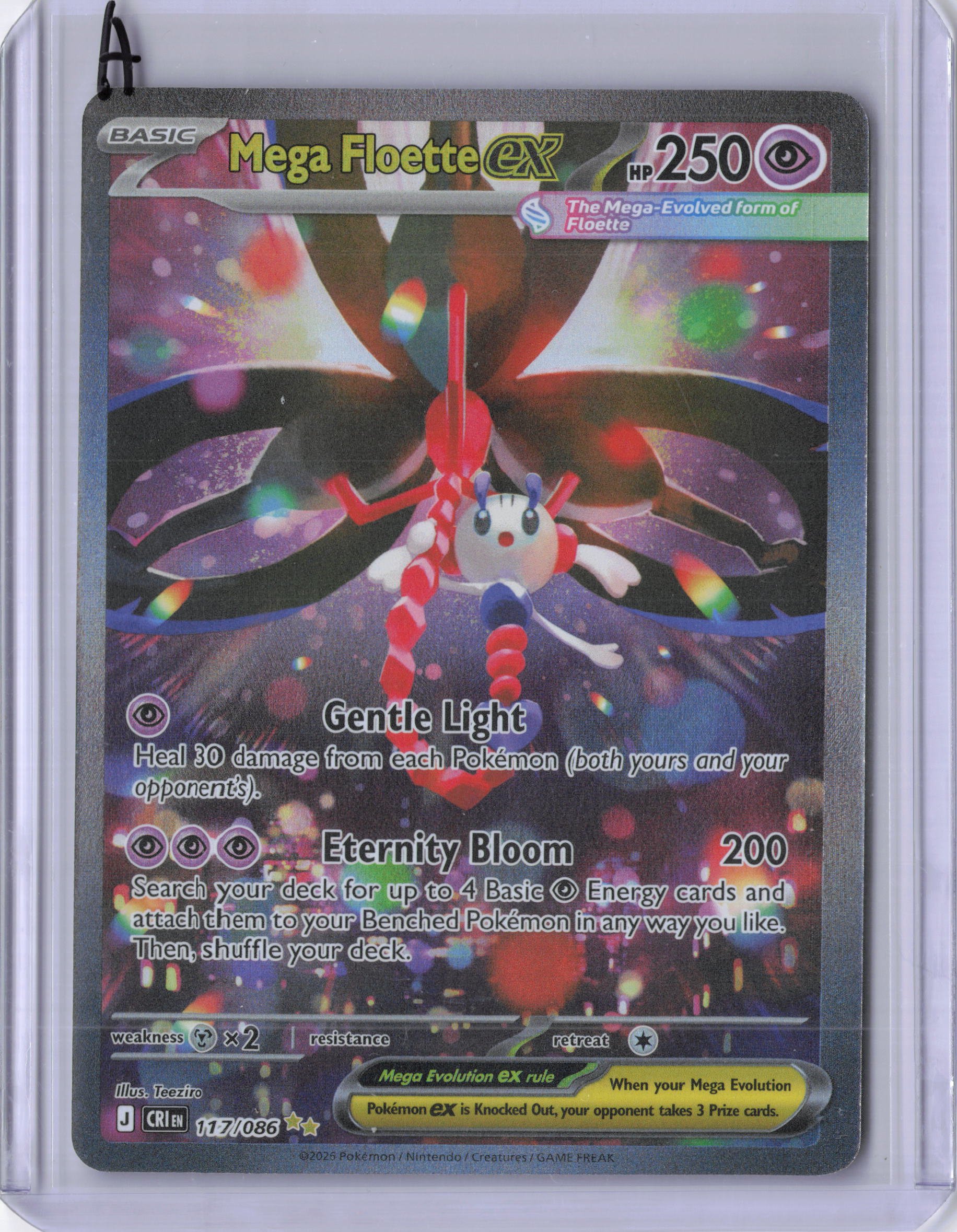Mega Floette ex - 117/086 - ME04: Chaos Rising (CRI)