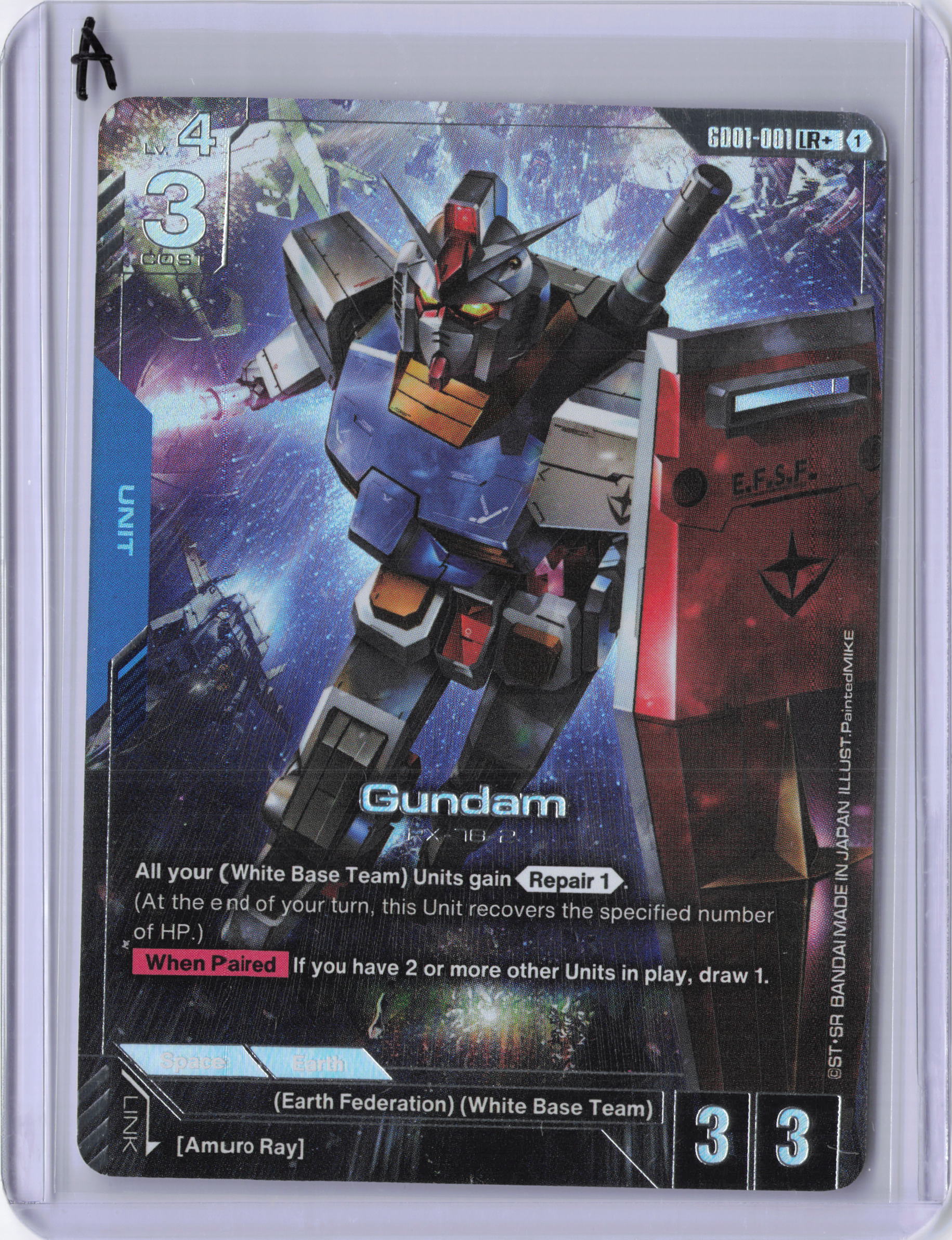 Gundam (GD01-001) (LR+) - Newtype Rising (GD01)