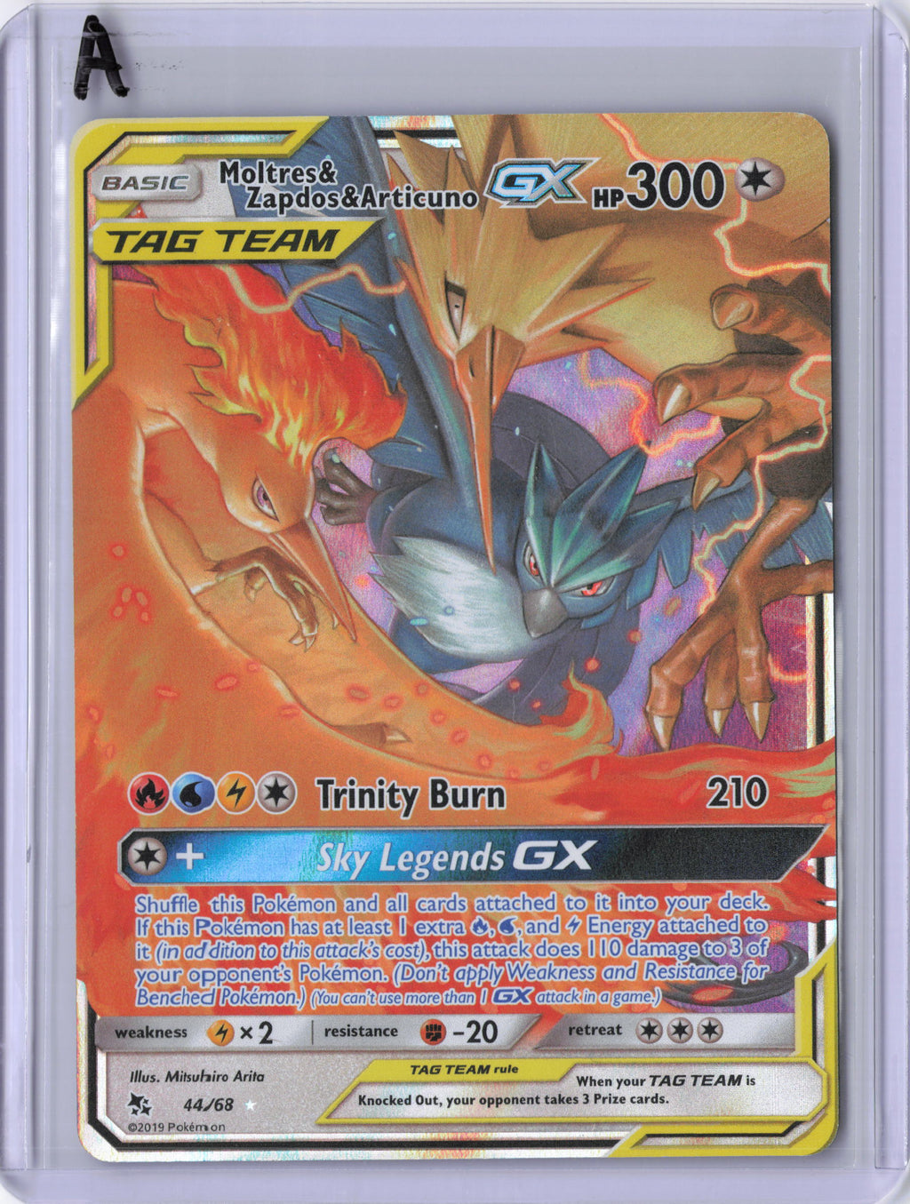 Moltres & Zapdos & Articuno GX - Hidden Fates (HIF)