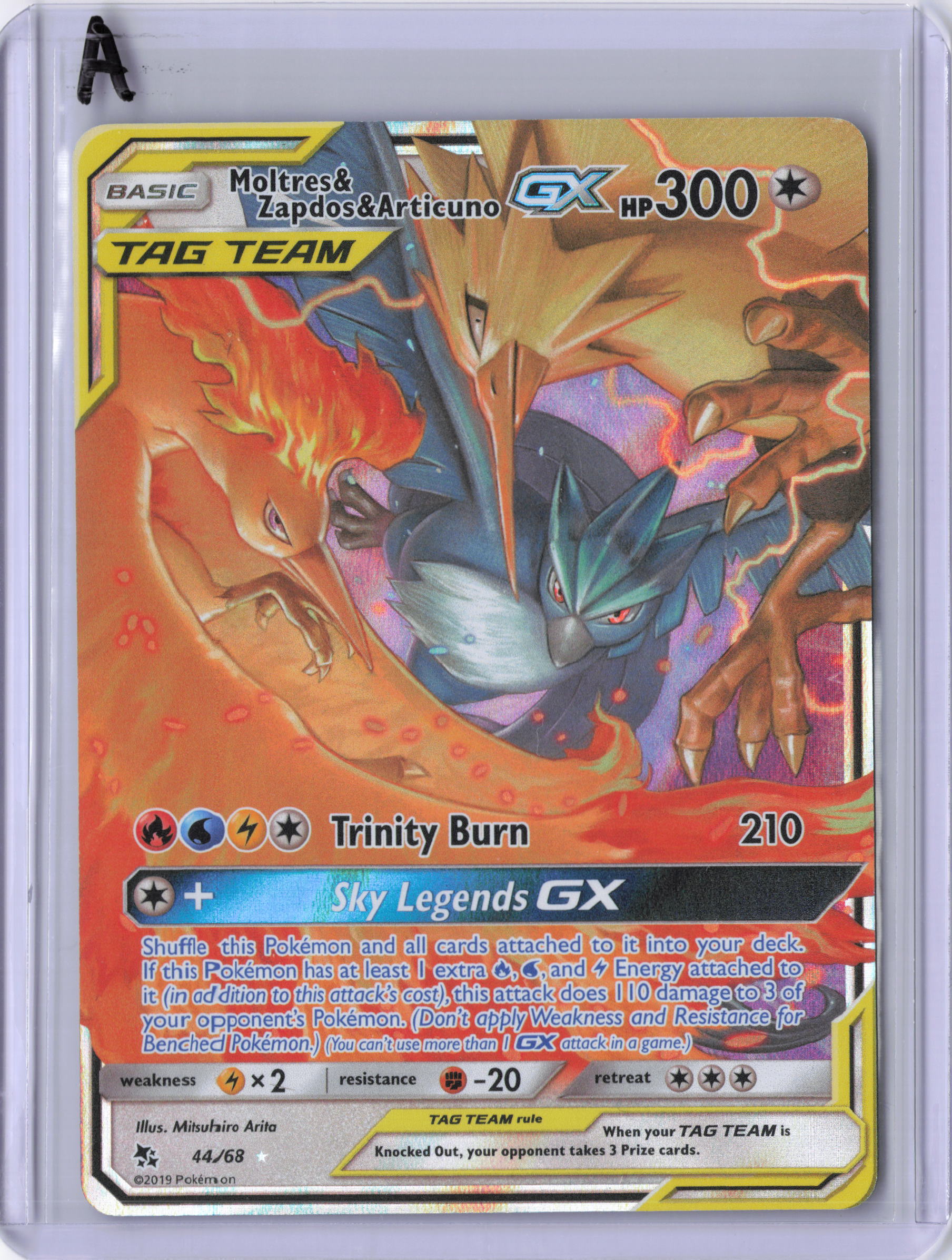 Moltres & Zapdos & Articuno GX - Hidden Fates (HIF)