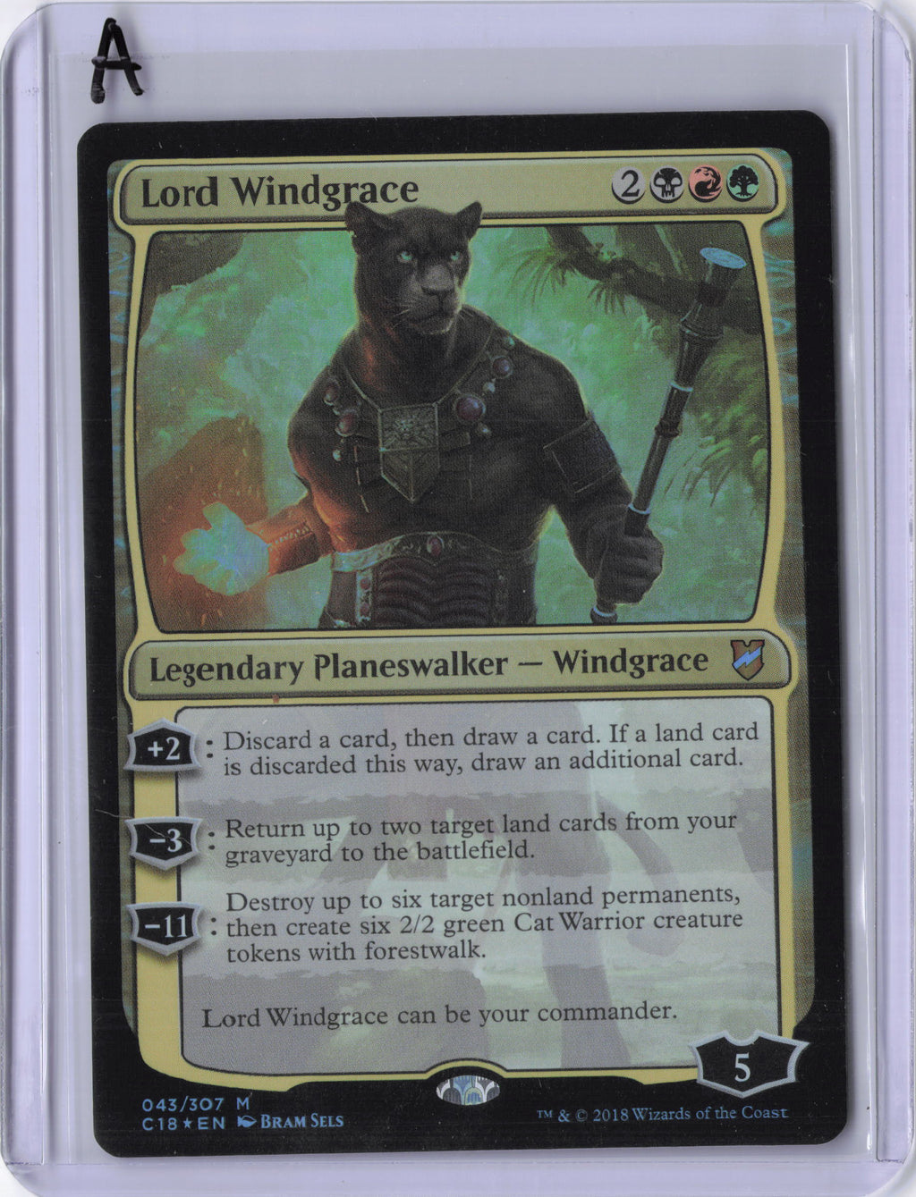Lord Windgrace - Commander 2018 (C18) (Foil)