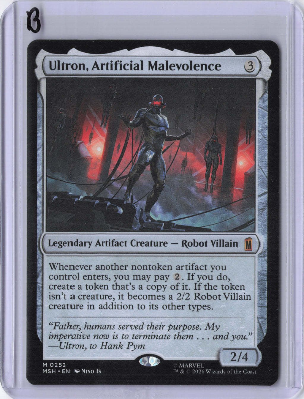 Ultron, Artificial Malevolence - Marvel Super Heroes (MSH)