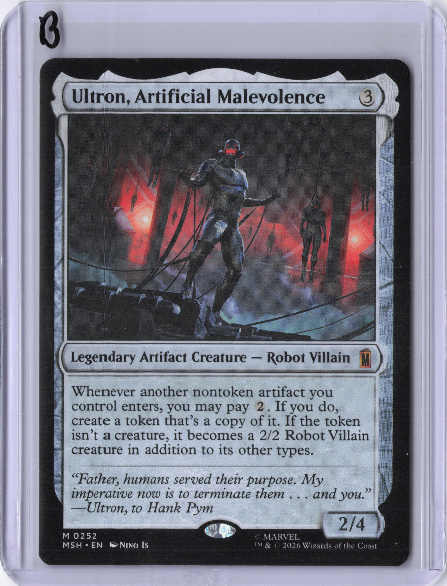 Ultron, Artificial Malevolence - Marvel Super Heroes (MSH)