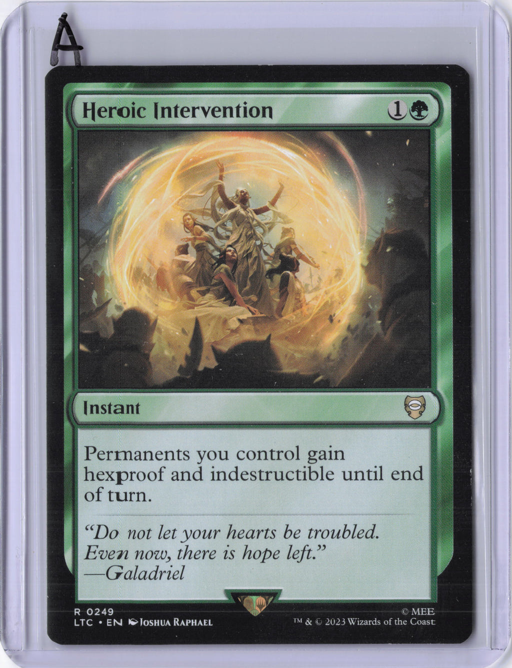 Heroic Intervention - Commander: The Lord of the Rings: Tales of Middle-earth (LTC)