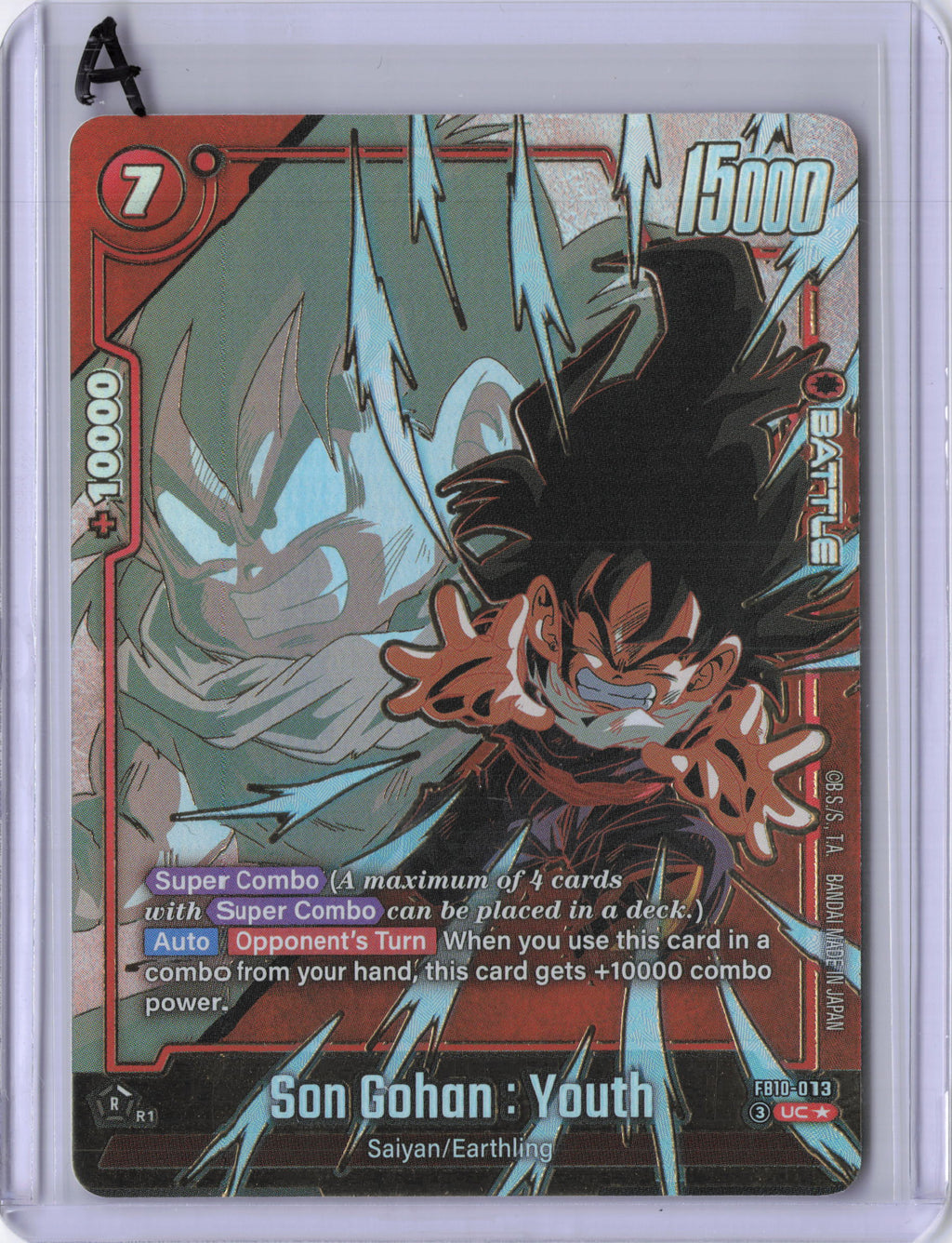 Son Gohan : Youth - FB10-013 (Alternate Art) - Cross Force (FB10)