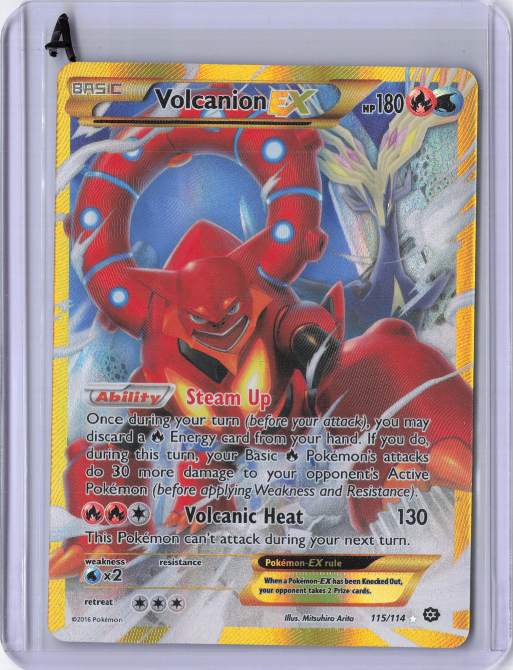 Volcanion EX (Secret) - XY - Steam Siege (STS)