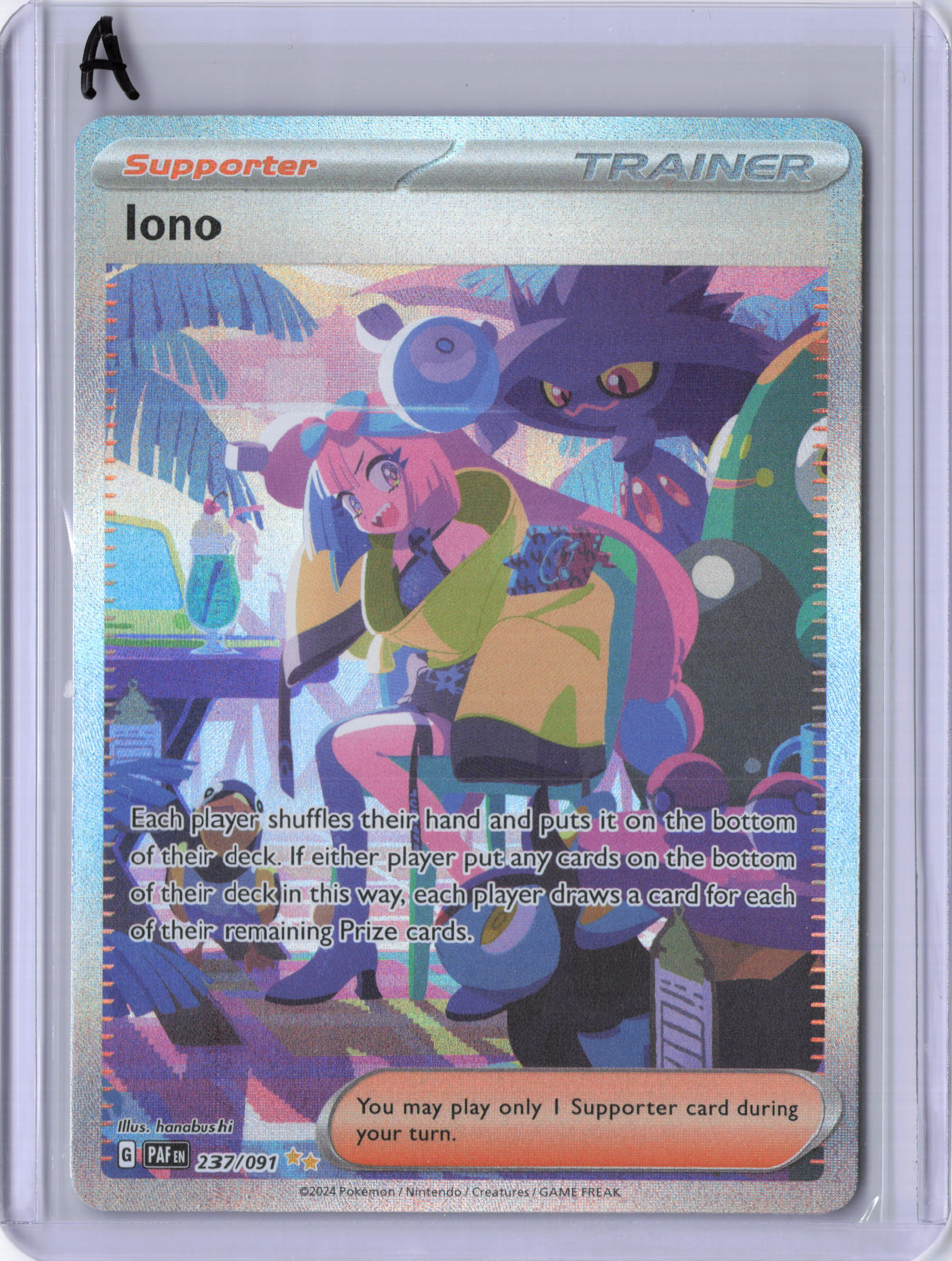 Iono - 237/091 - SV: Paldean Fates (PAF)