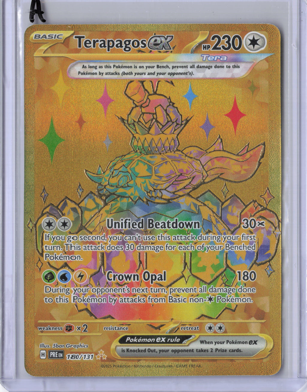 Terapagos ex - 180/131 - SV: Prismatic Evolutions (PRE)