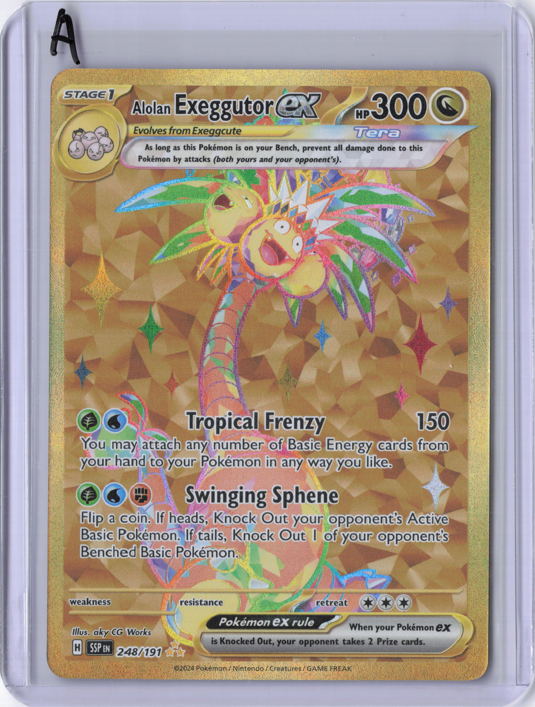 Alolan Exeggutor ex - 248/191 - SV08: Surging Sparks (SSP)