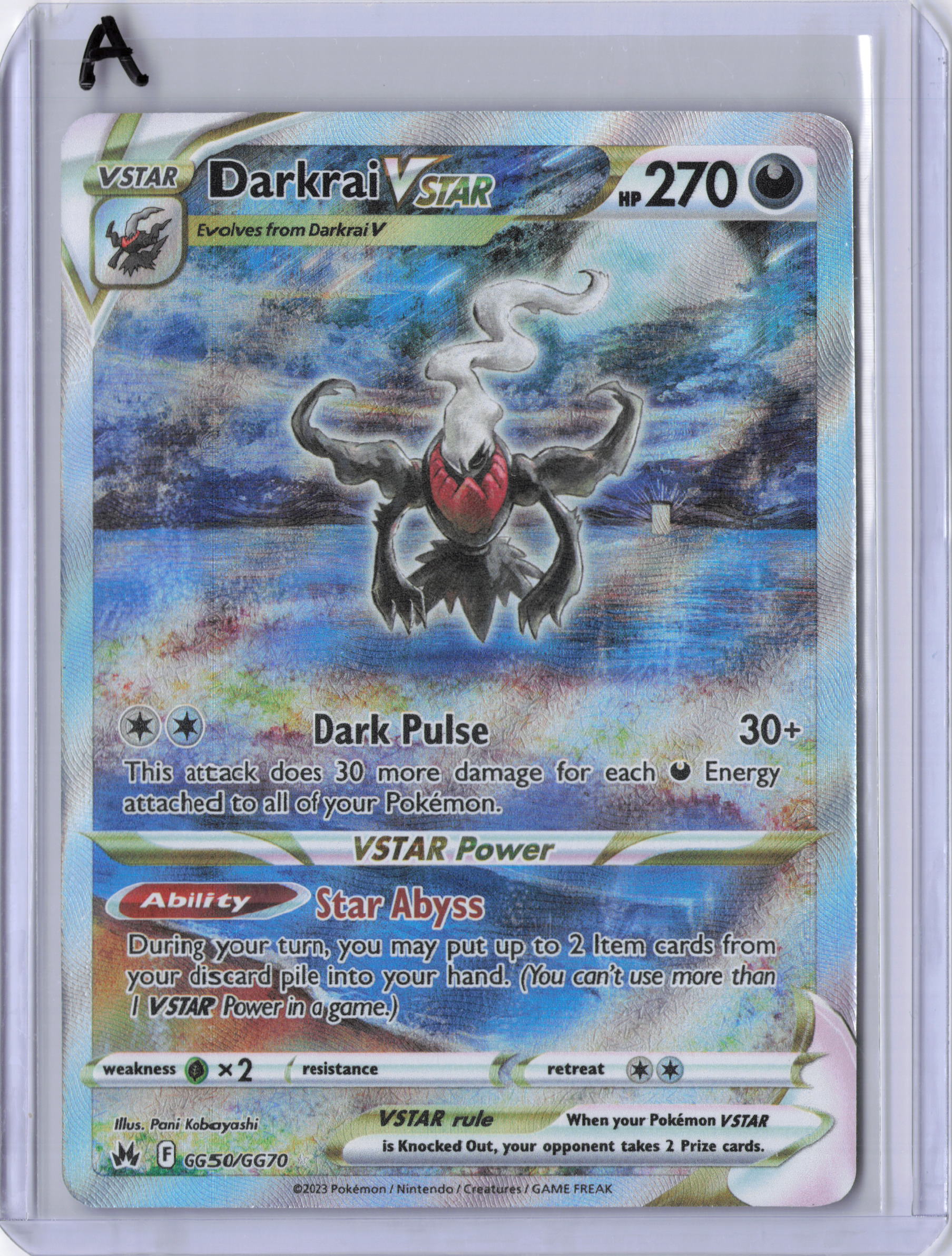 Darkrai VSTAR - SWSH: Crown Zenith: Galarian Gallery (CRZ:GG)