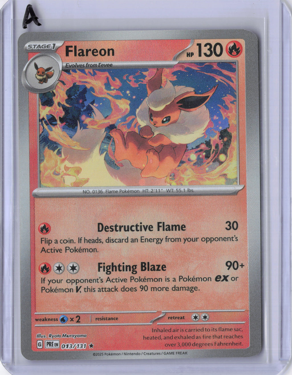 Flareon (Master Ball Pattern) - SV: Prismatic Evolutions (PRE)