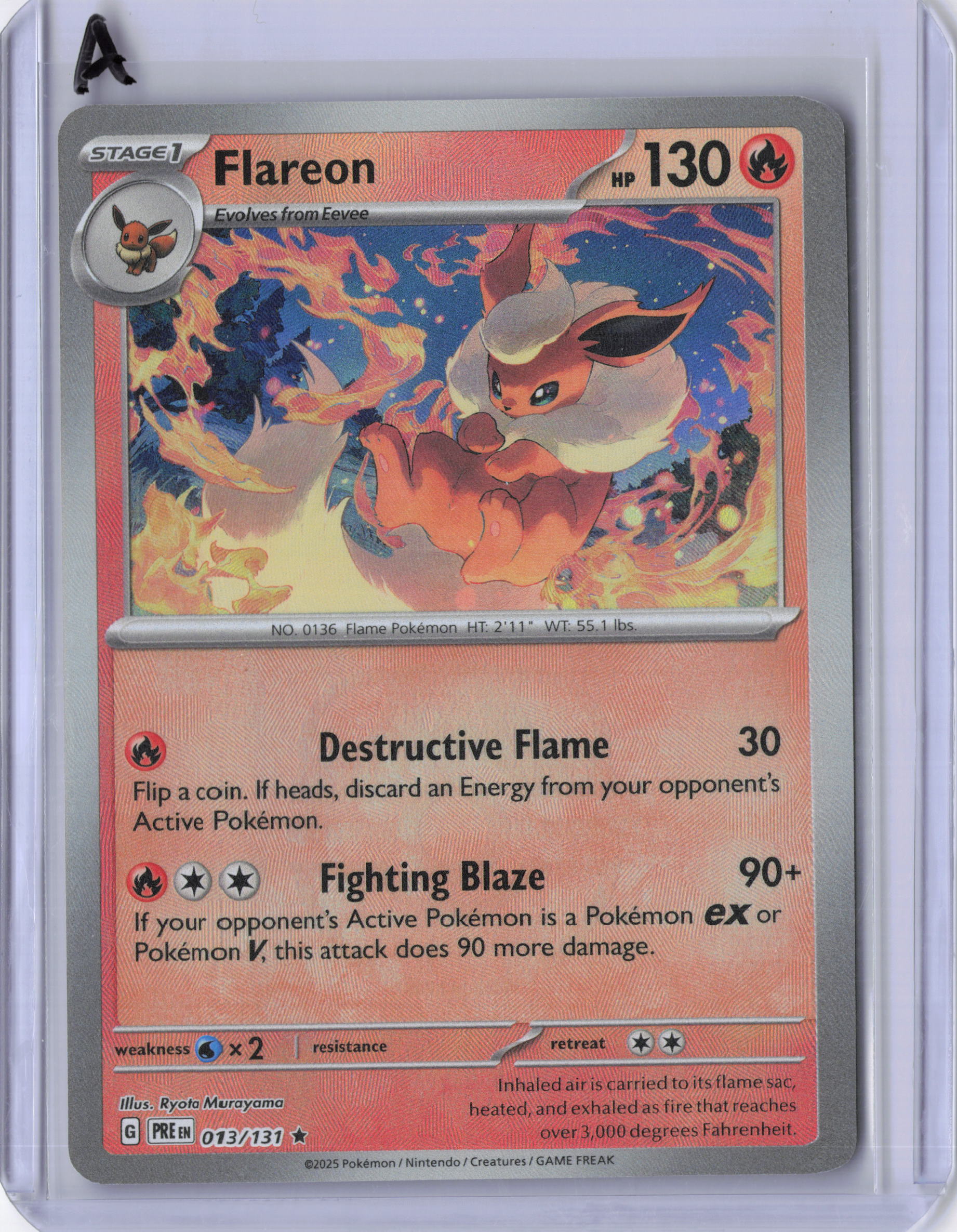 Flareon (Master Ball Pattern) - SV: Prismatic Evolutions (PRE)
