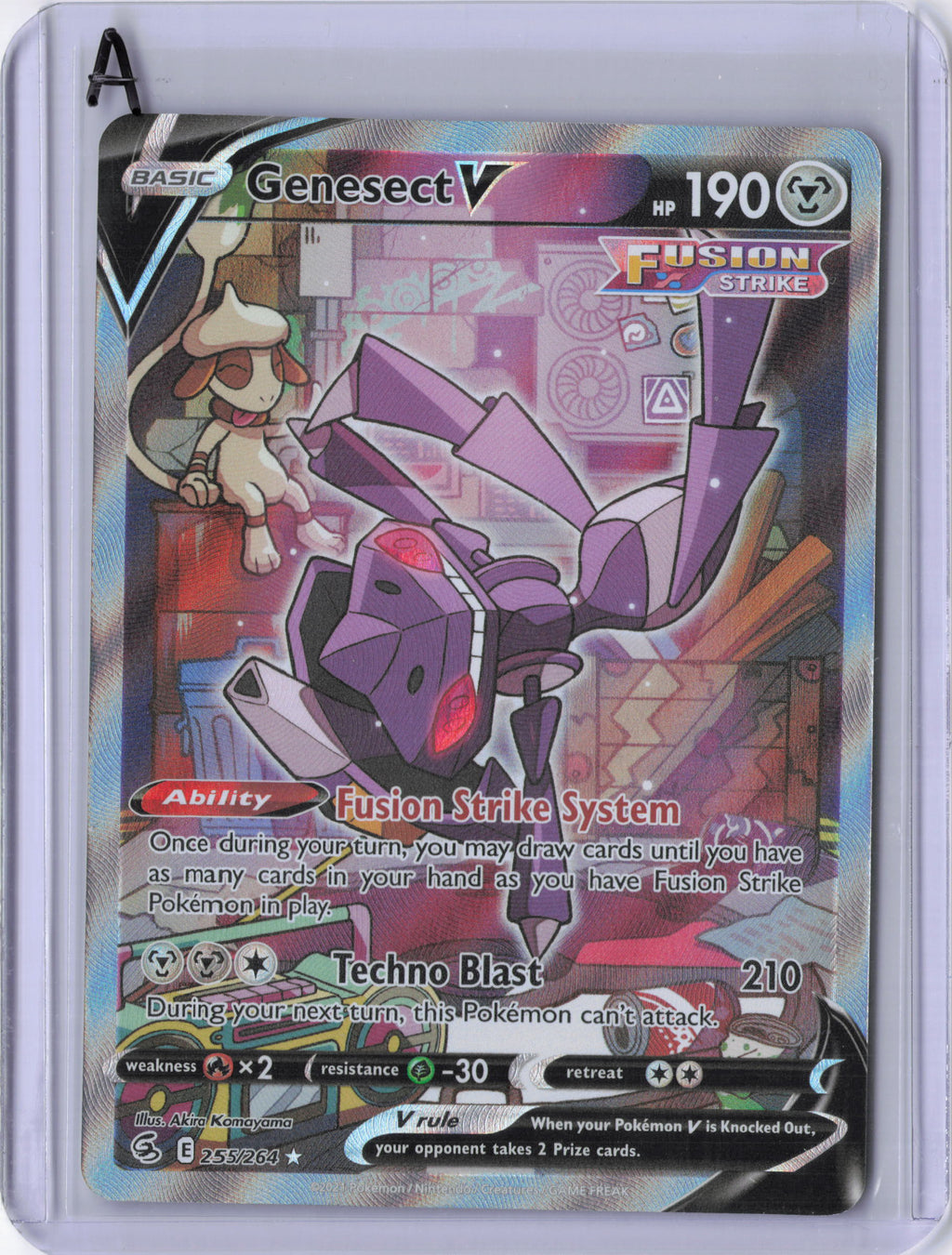 Genesect V (Alternate Full Art) - SWSH08: Fusion Strike (SWSH08)