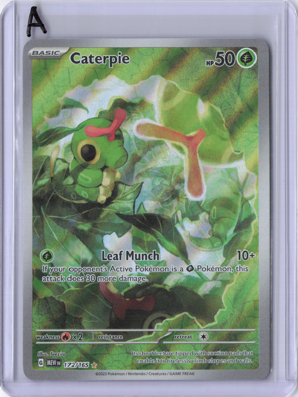 Caterpie - 172/165 - SV: Scarlet & Violet 151 (MEW)