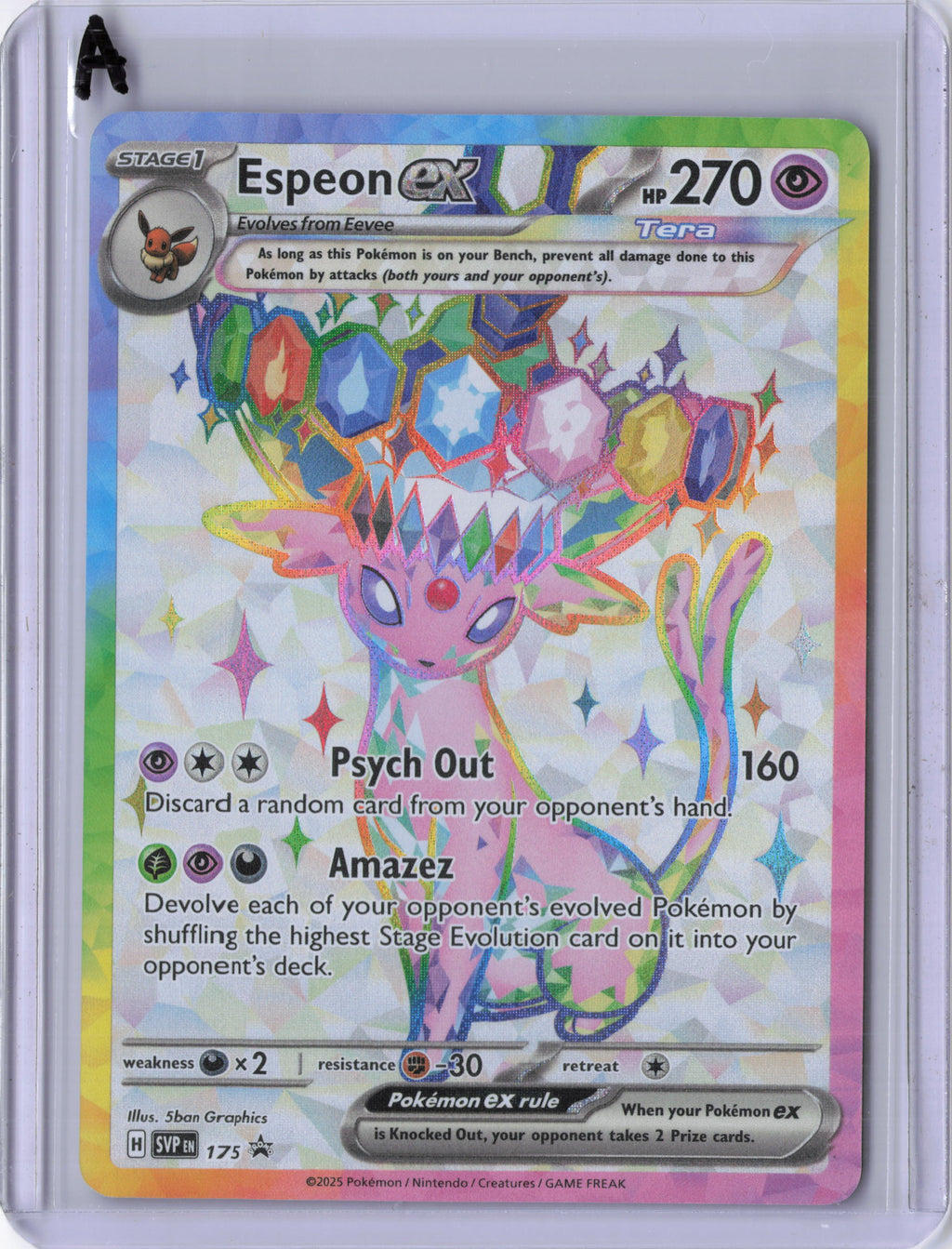 Espeon ex - 175 - SV: Scarlet & Violet Promo Cards (SVP)