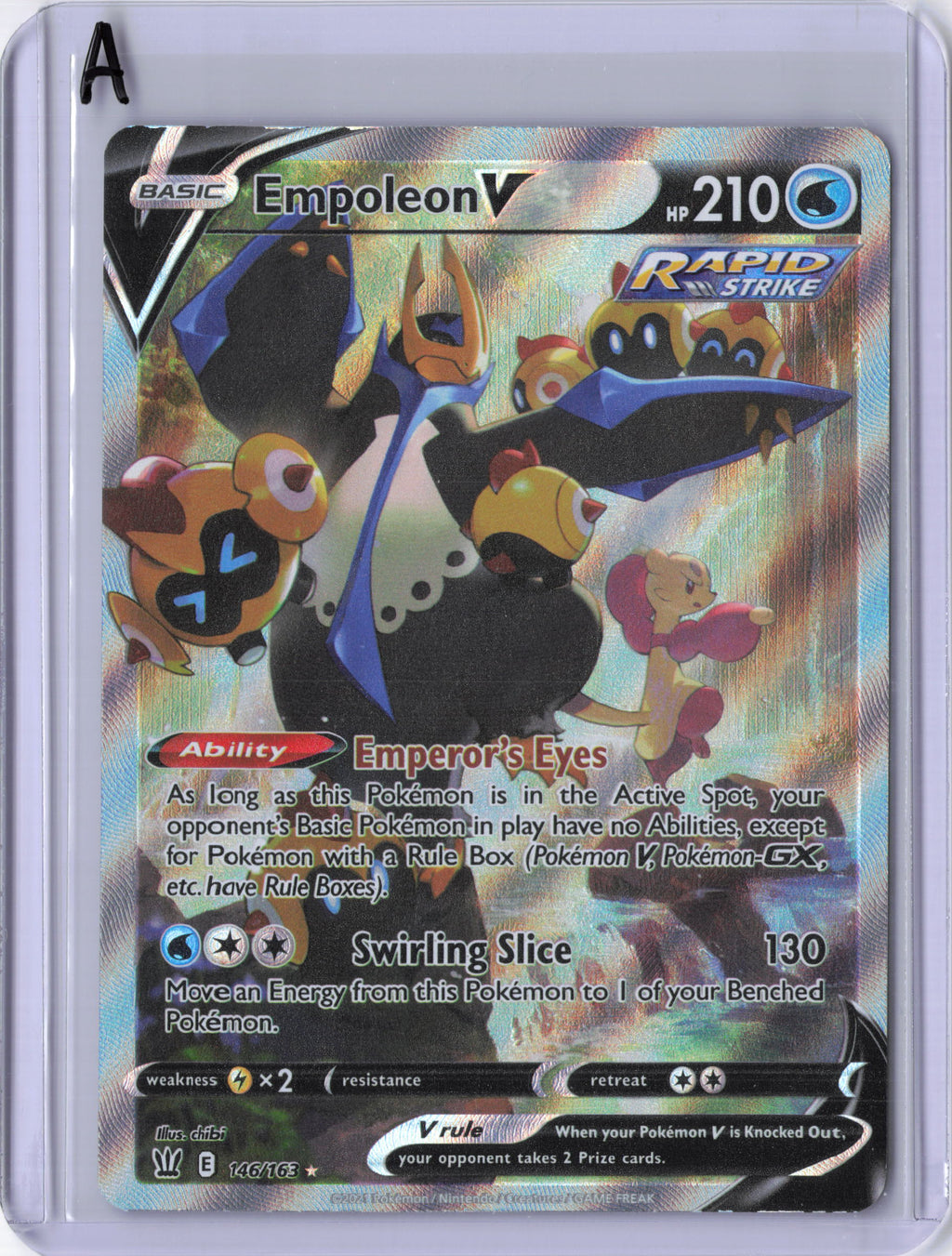 Empoleon V (Alternate Full Art) - SWSH05: Battle Styles (SWSH05)
